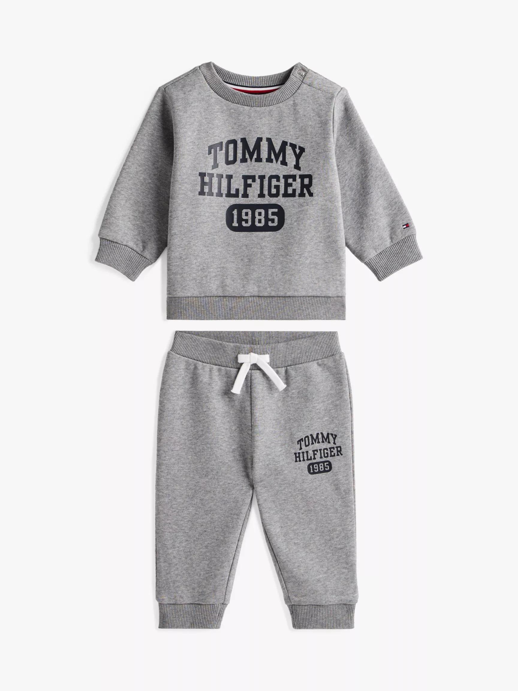 Babies' Logo Sweatshirt and Pant Set by TOMMY HILFIGER