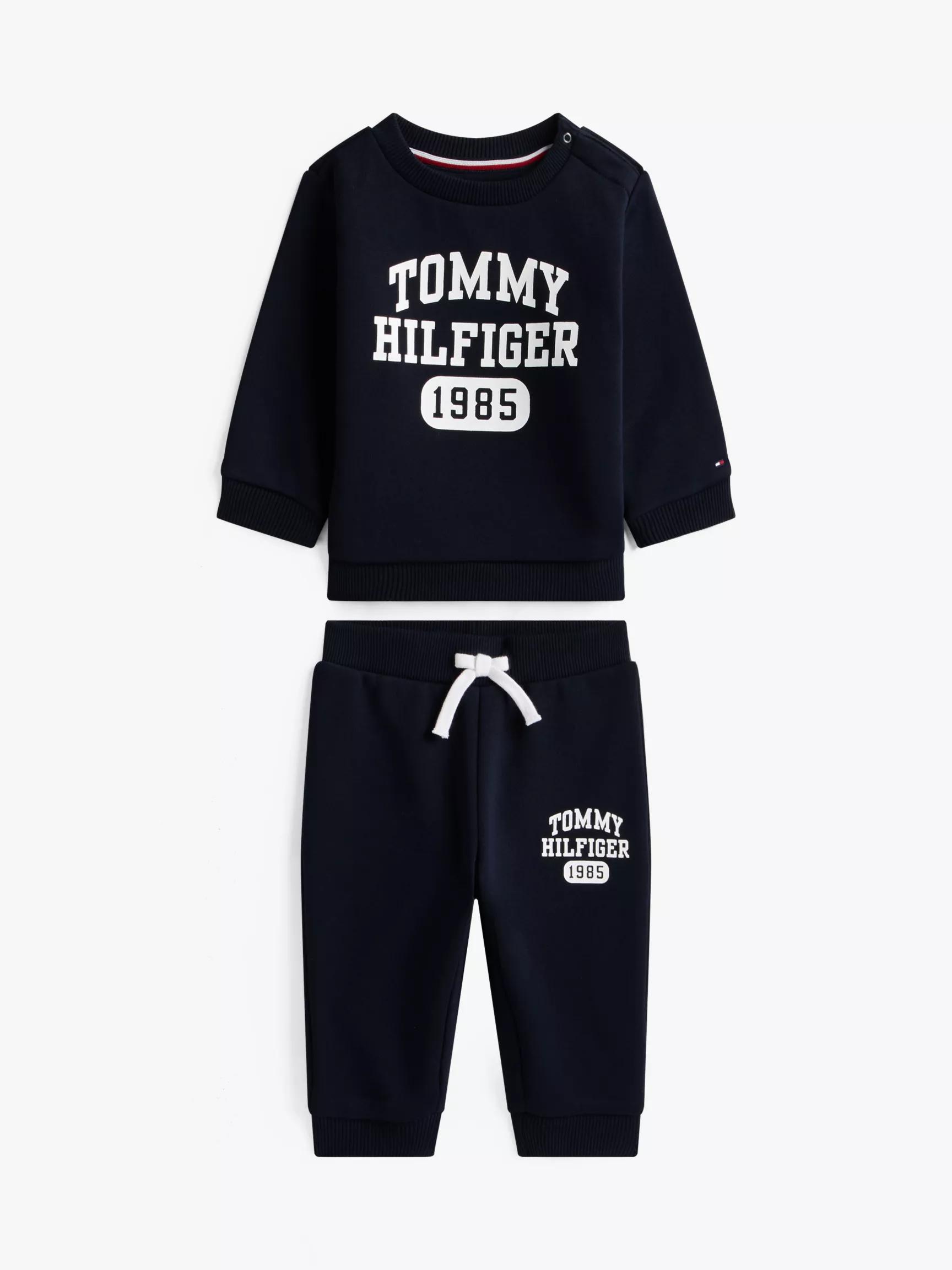 Babies' Logo Sweatshirt and Pant Set by TOMMY HILFIGER