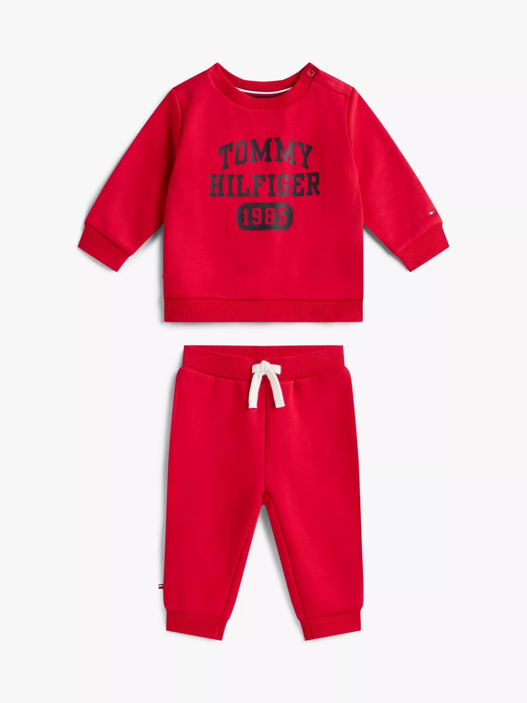 Babies' Logo Sweatshirt and Pant Set by TOMMY HILFIGER