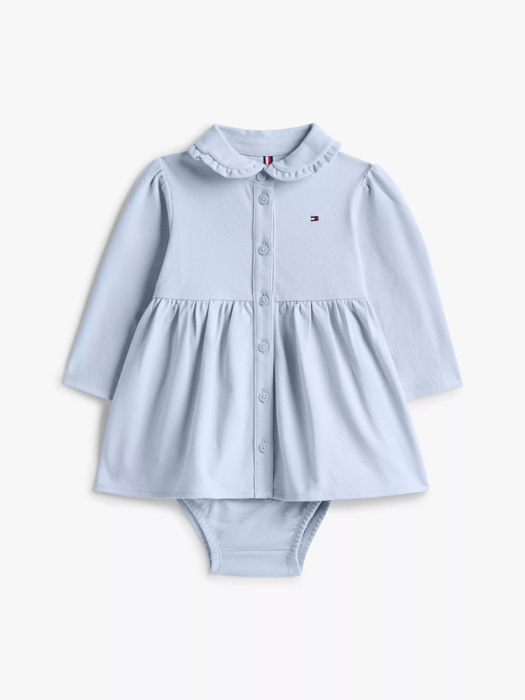 Babies' Long-Sleeve Stretch Polo Dress by TOMMY HILFIGER