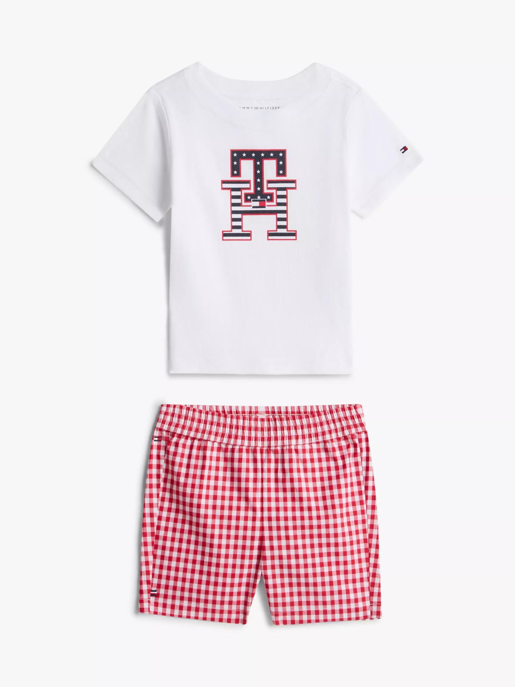 Babies' Monogram T-Shirt & Short Set by TOMMY HILFIGER
