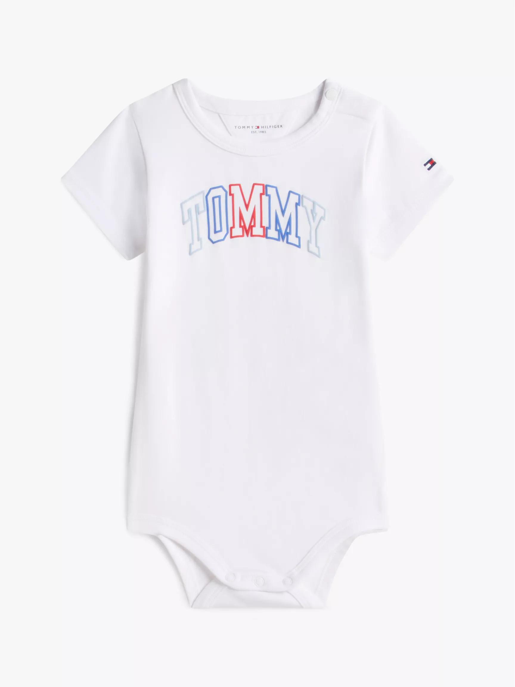 Babies' Multicolor Tommy Logo Onesie by TOMMY HILFIGER