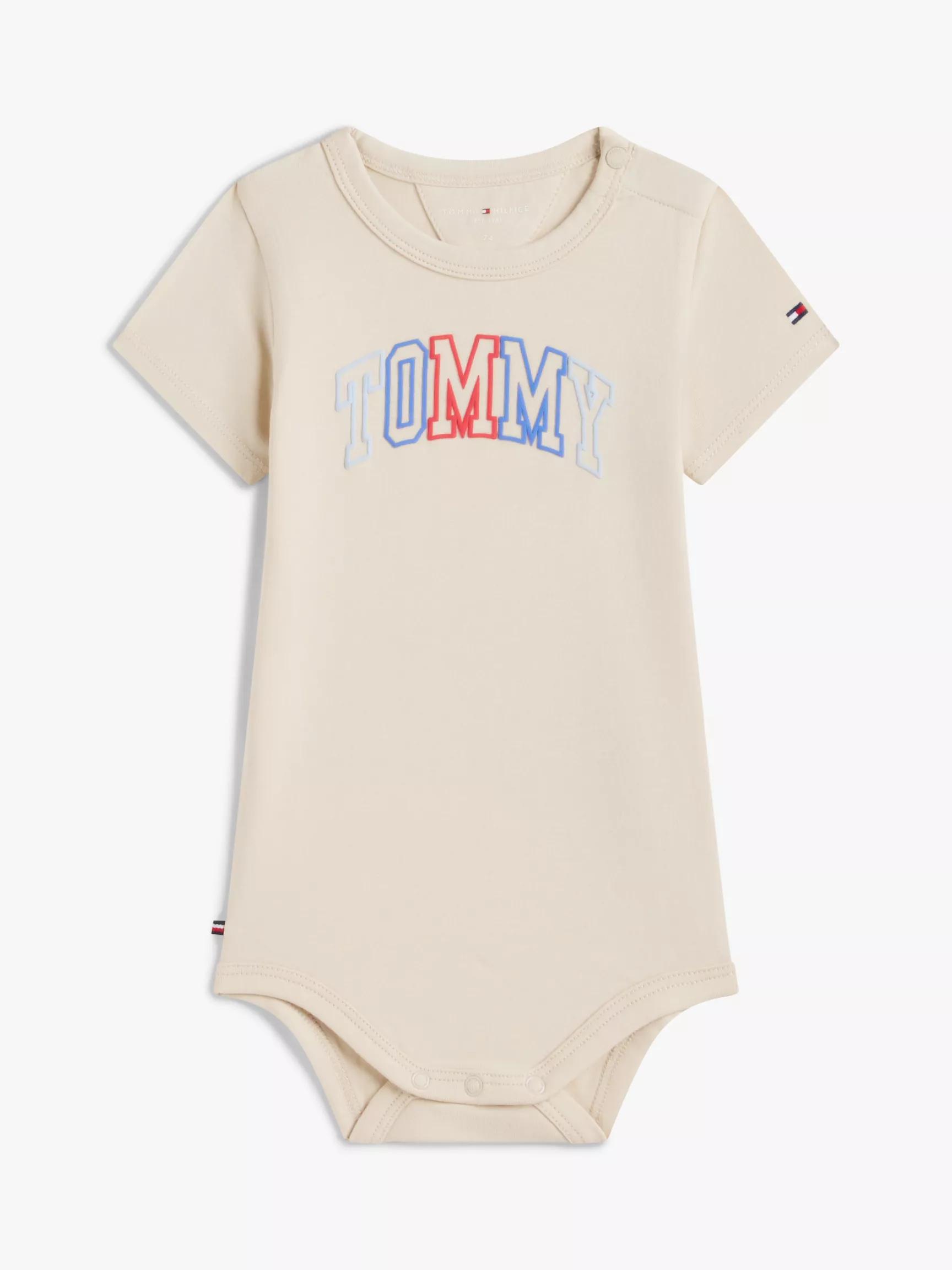 Babies' Multicolor Tommy Logo Onesie by TOMMY HILFIGER