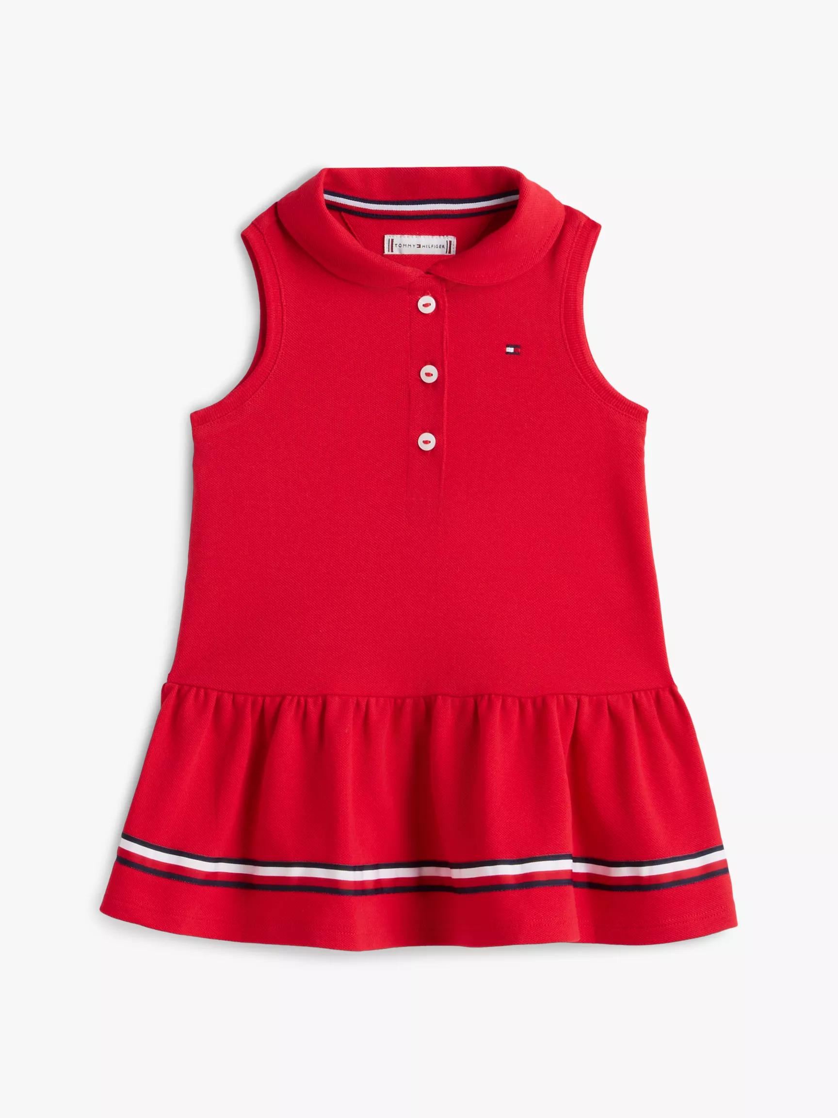 Babies' Sleeveless Stretch Polo Dress by TOMMY HILFIGER