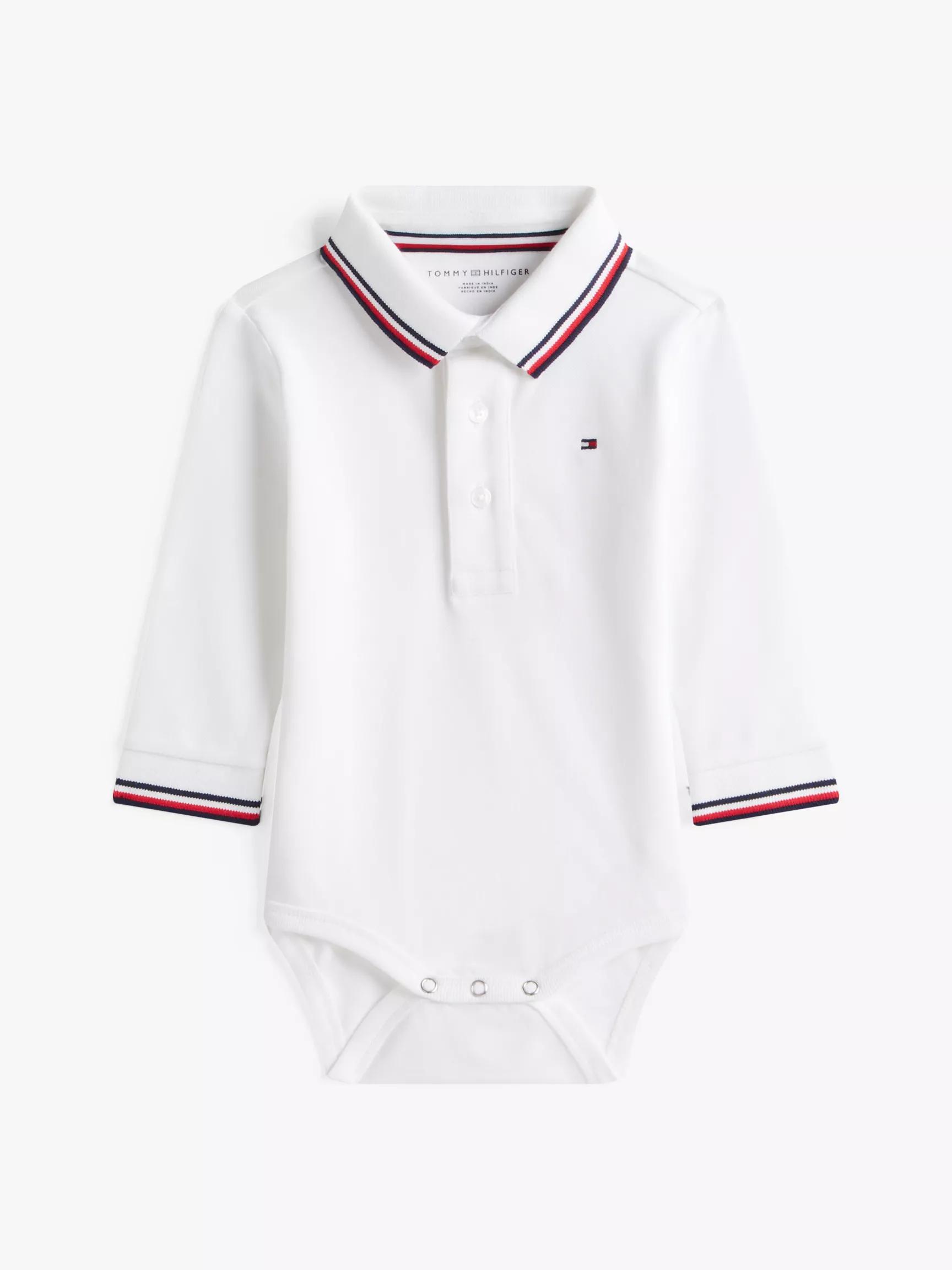 Babies' Tipped Polo Onesie by TOMMY HILFIGER