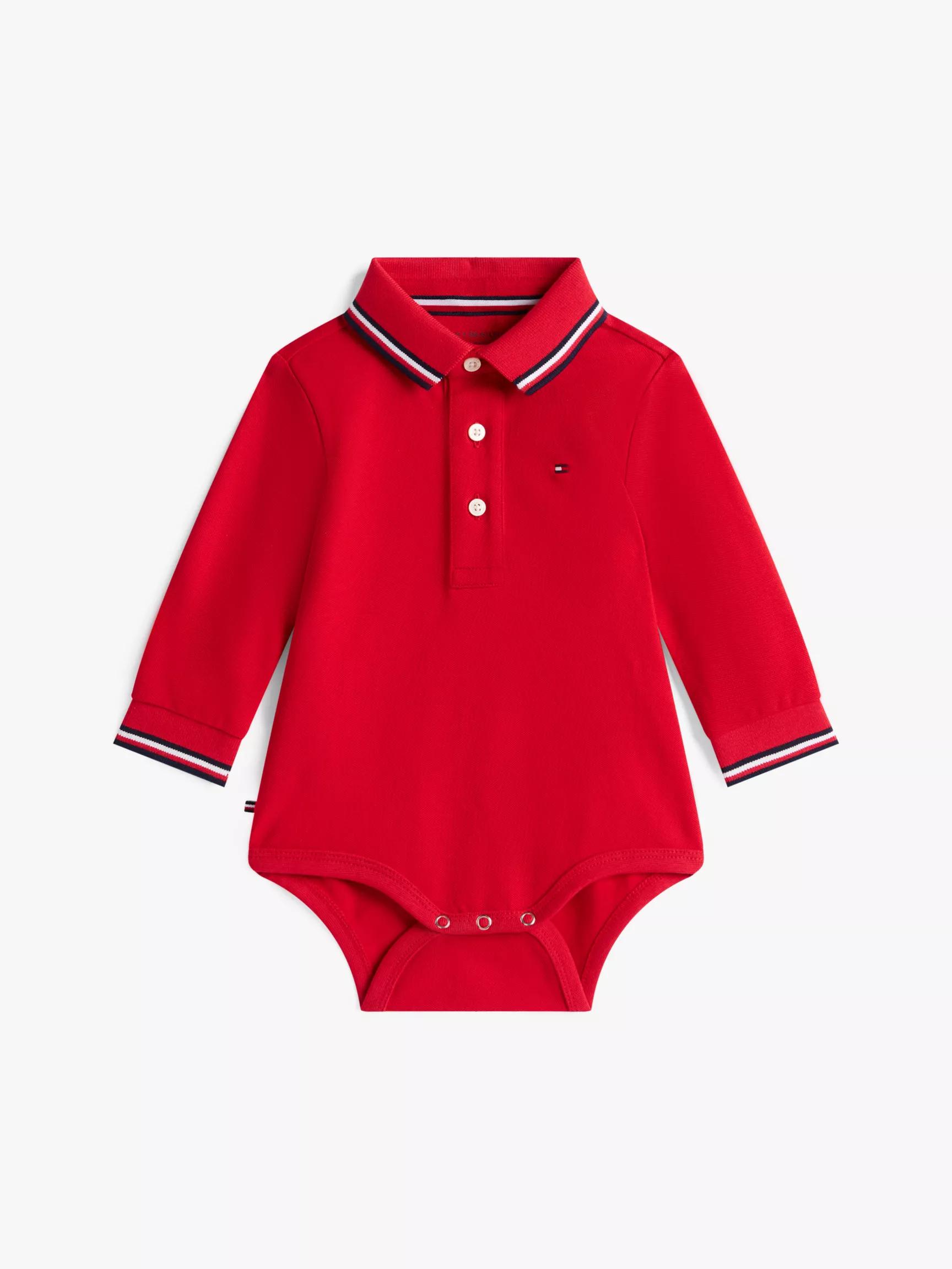 Babies' Tipped Polo Onesie by TOMMY HILFIGER