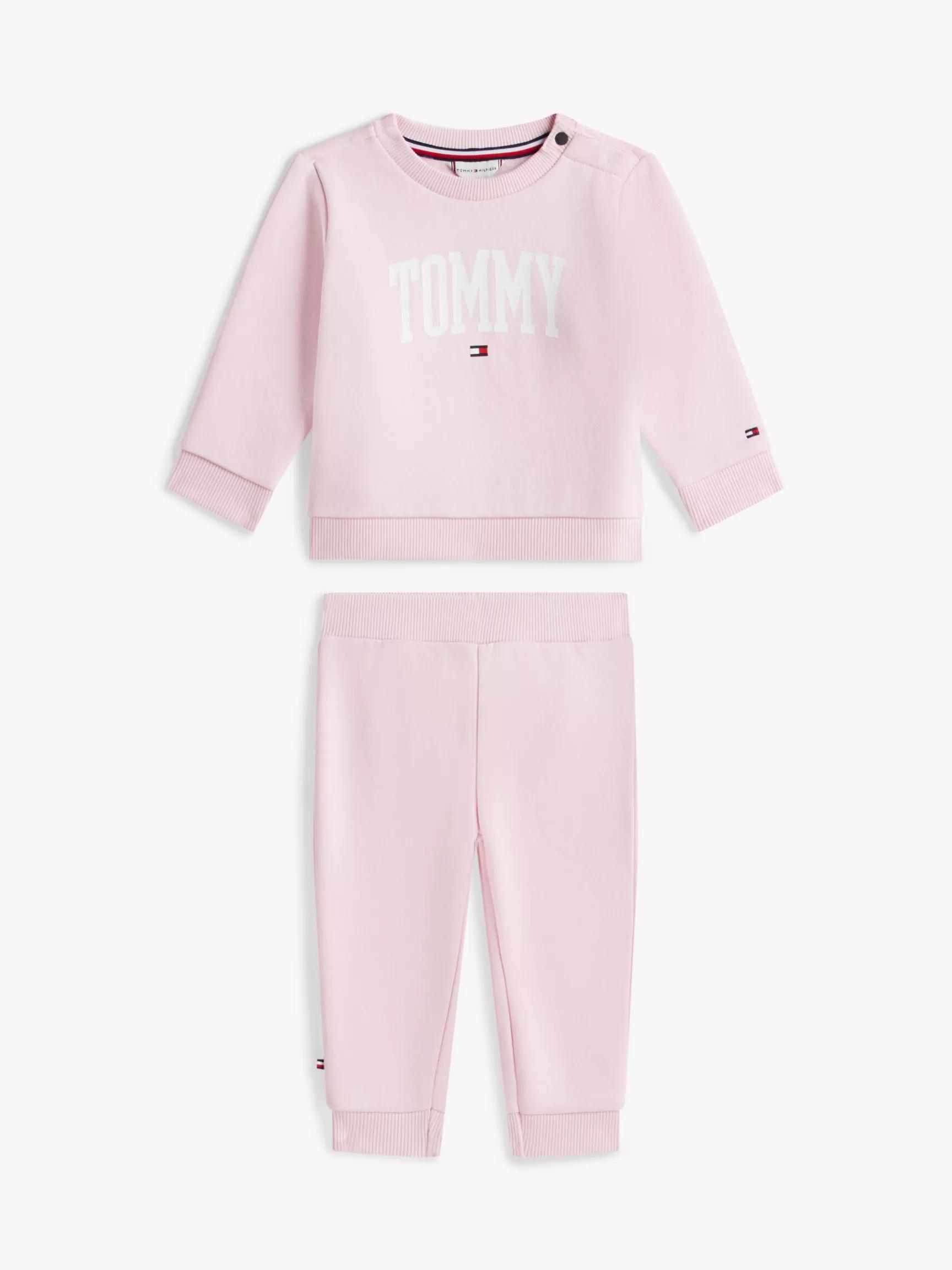 Babies' Tommy Logo Sweatshirt & Pant Set by TOMMY HILFIGER