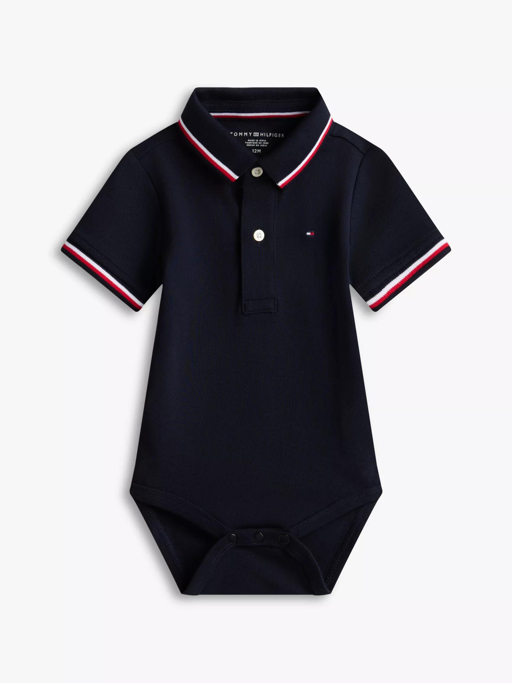 Babies' Tommy Wicking Polo Onesie by TOMMY HILFIGER