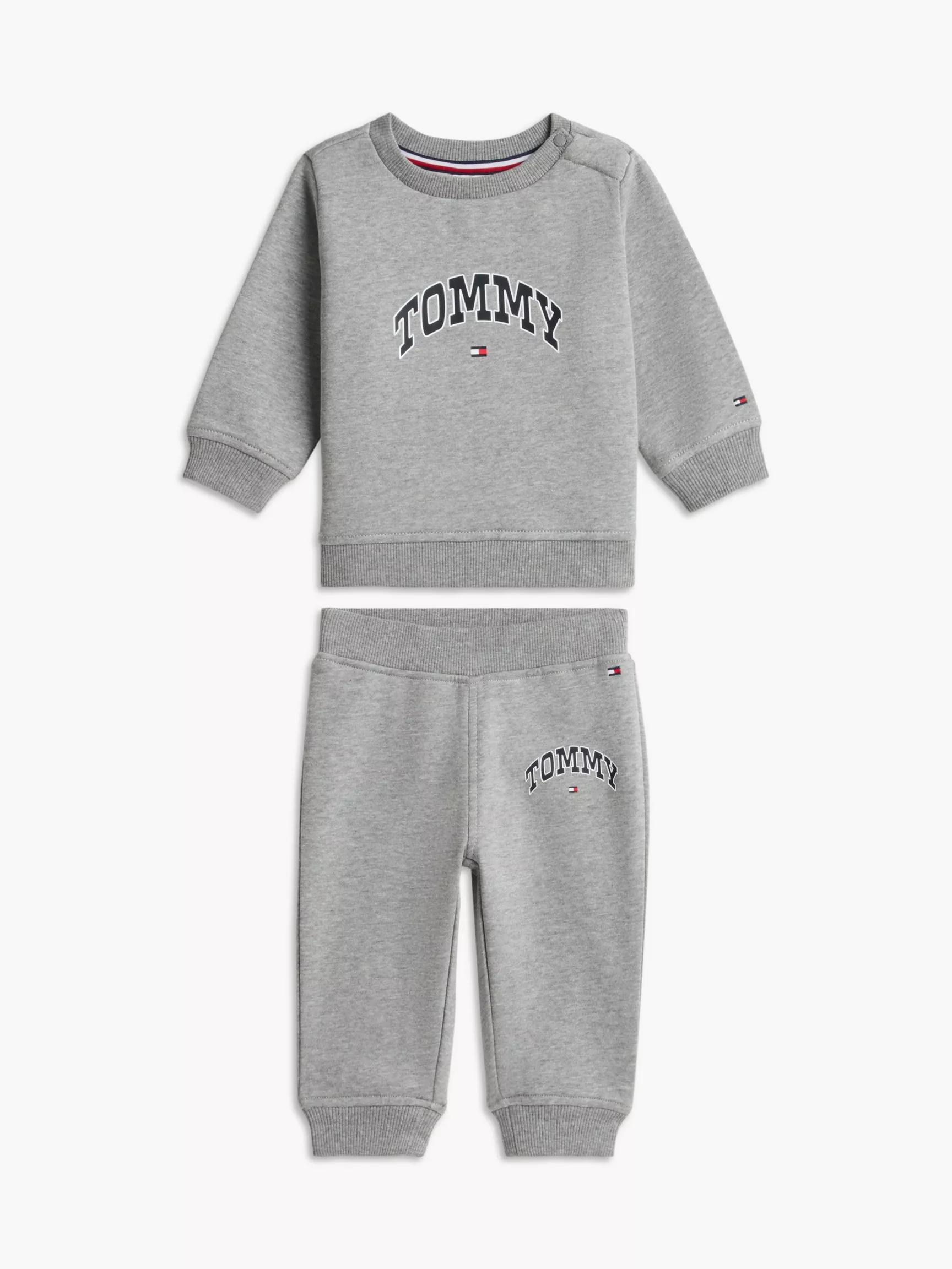 Babies' Varsity Logo Sweatshirt & Pant Set by TOMMY HILFIGER