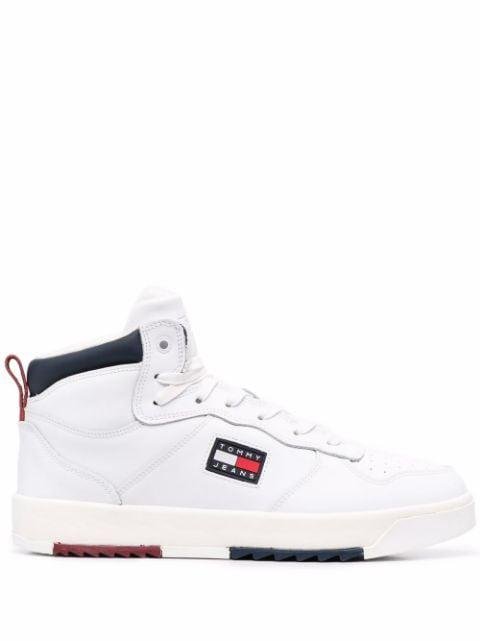 Basket Mid-Top leather sneakers by TOMMY HILFIGER