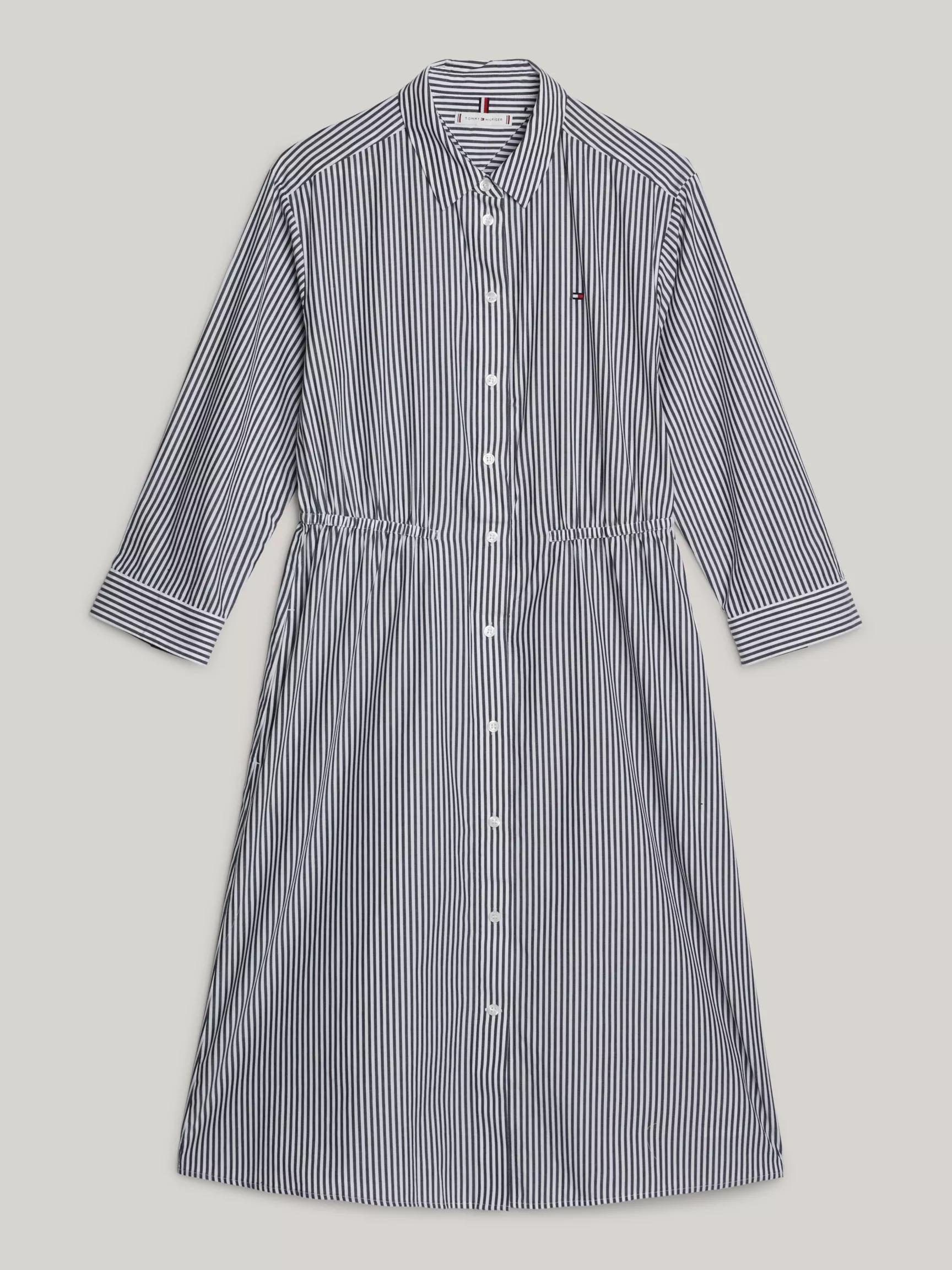 Belted Stripe Midi Shirtdress by TOMMY HILFIGER