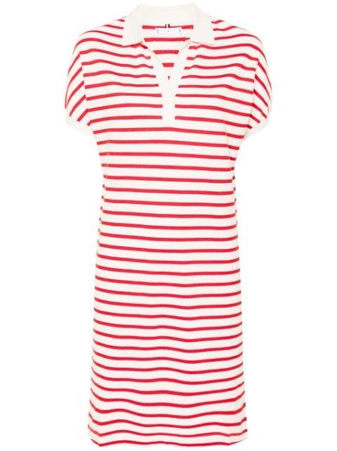 Bengal-stripe piqué polo dress by TOMMY HILFIGER