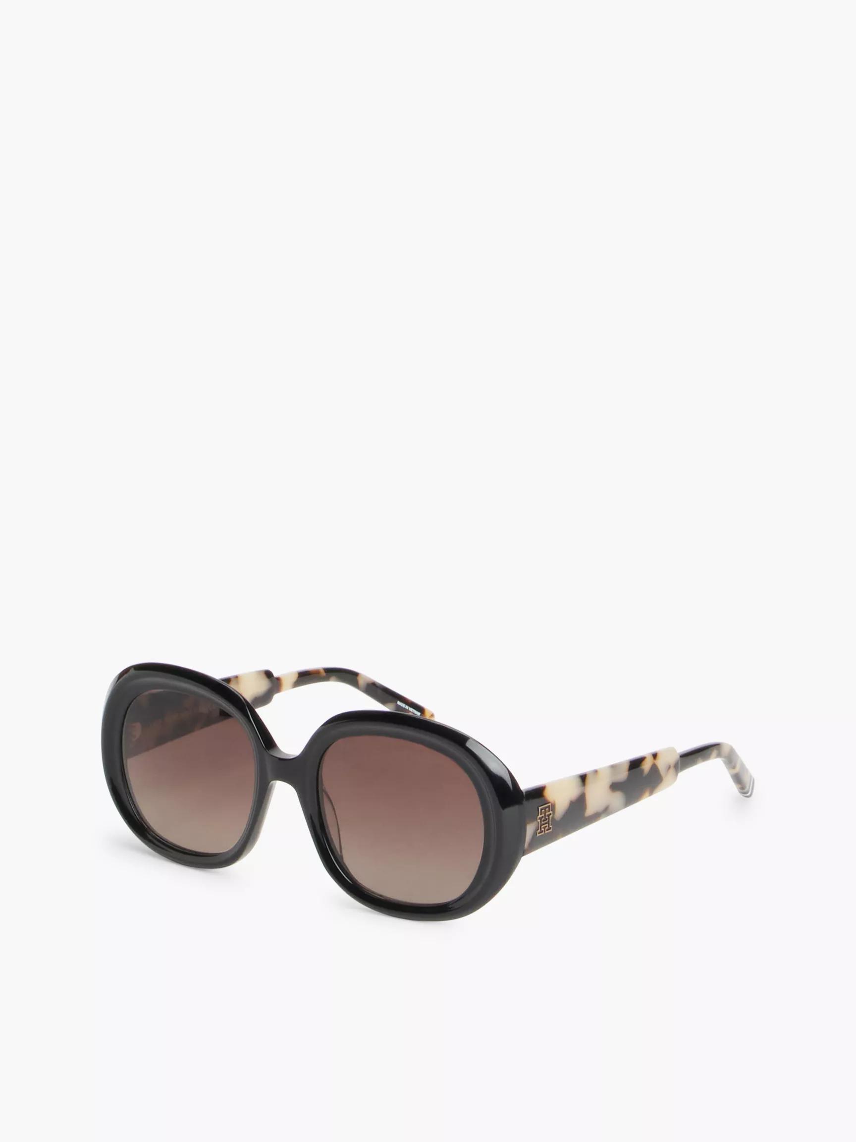 Bold Round Frame Acetate Sunglasses by TOMMY HILFIGER