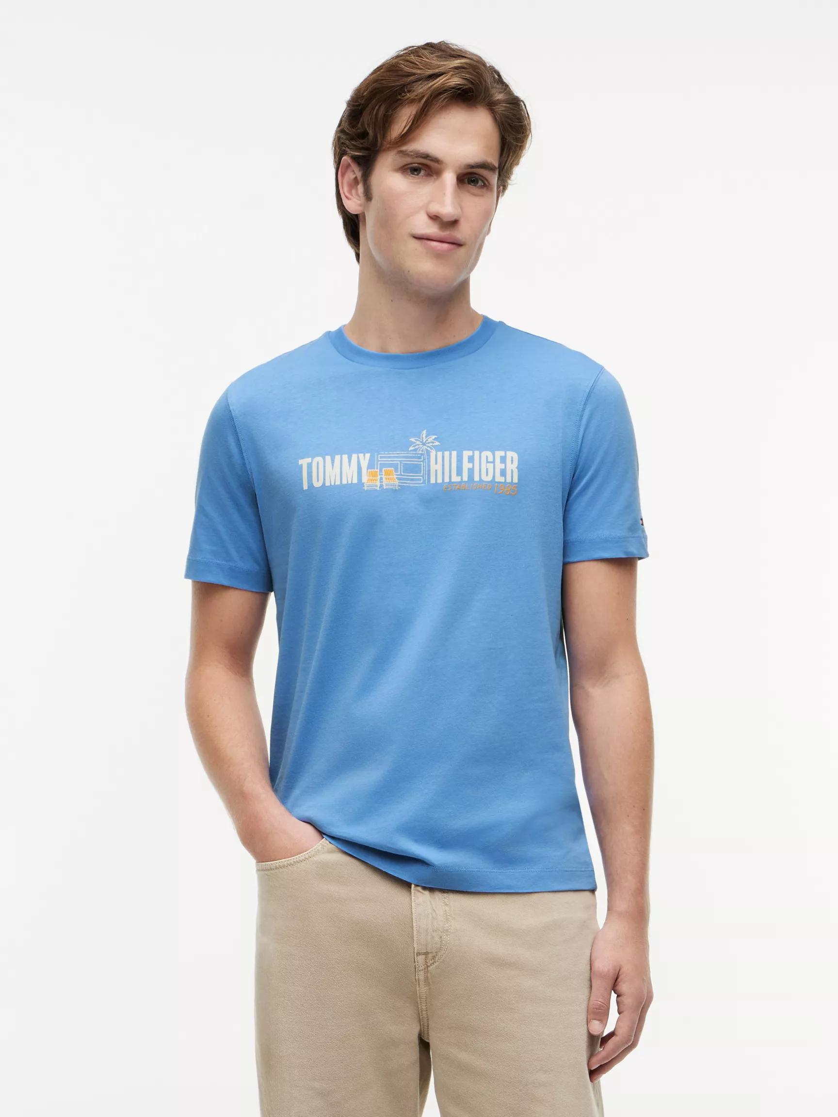 Cabana Flag Logo T-Shirt by TOMMY HILFIGER