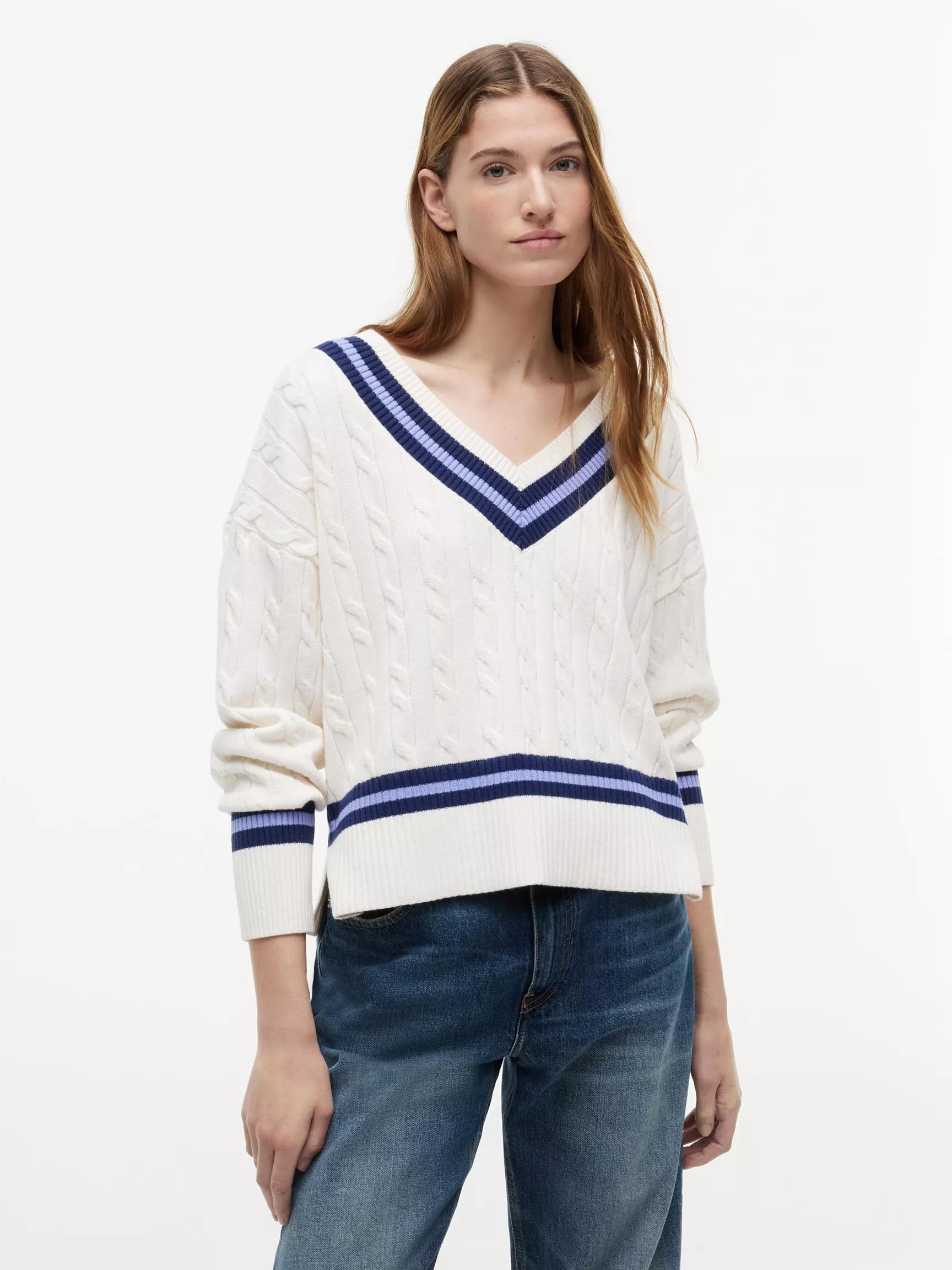 Cable Knit Cricket Sweater by TOMMY HILFIGER