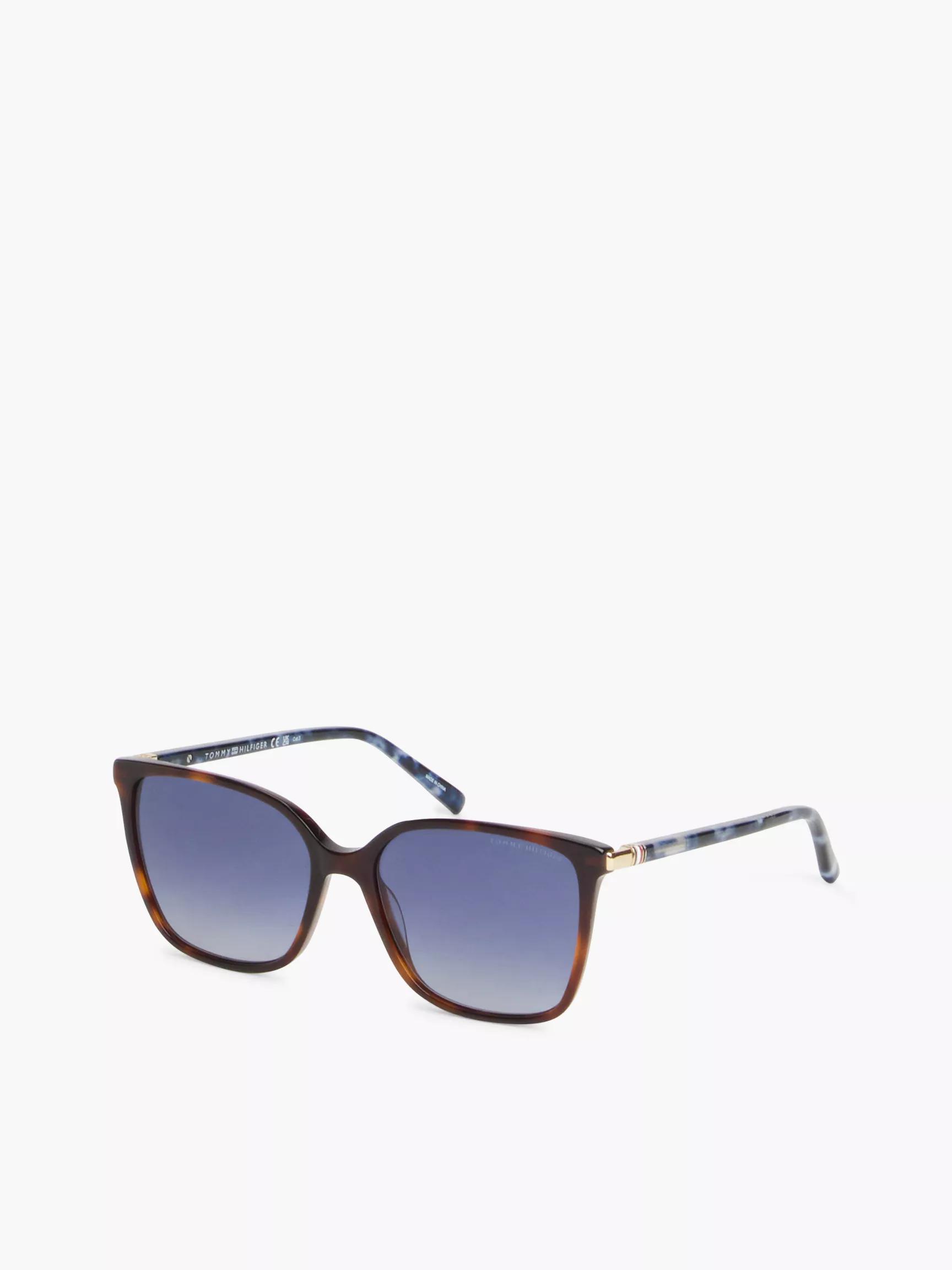 Cat-Eye Tortoise Acetate Sunglasses by TOMMY HILFIGER