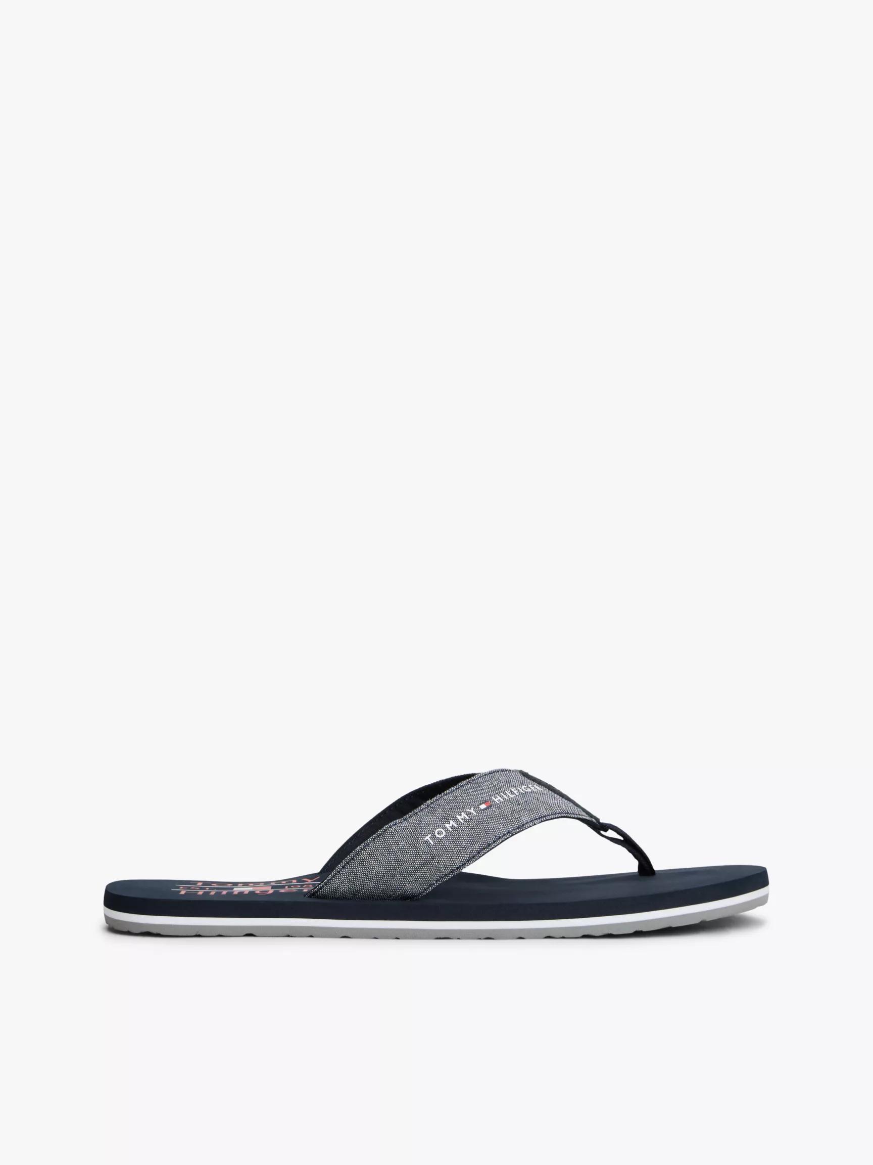 Chambray Linen Flip-Flop by TOMMY HILFIGER