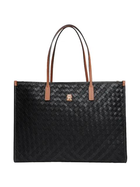 City TH woven-design tote bag by TOMMY HILFIGER