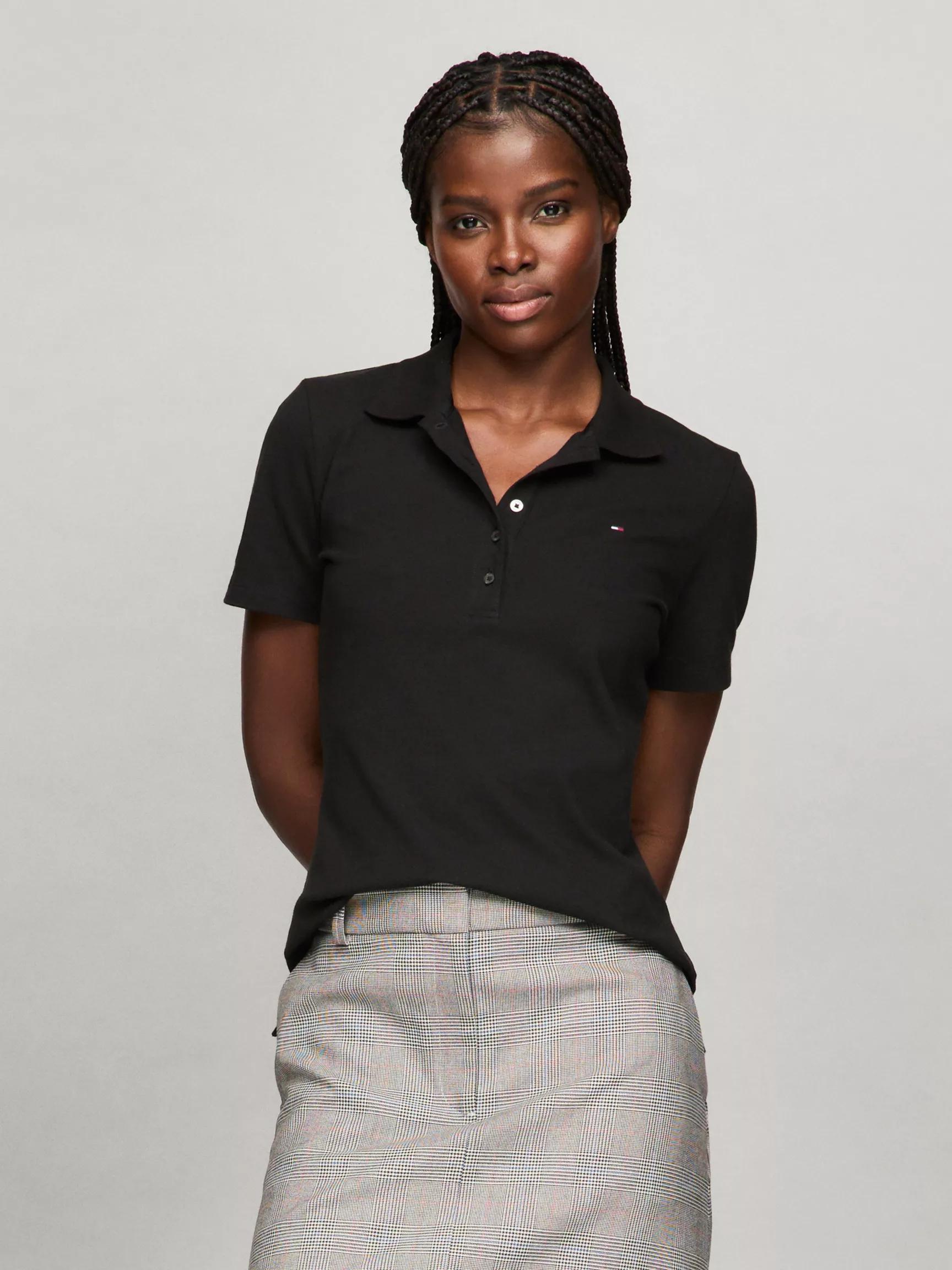 Classic Fit Stretch Cotton Polo by TOMMY HILFIGER