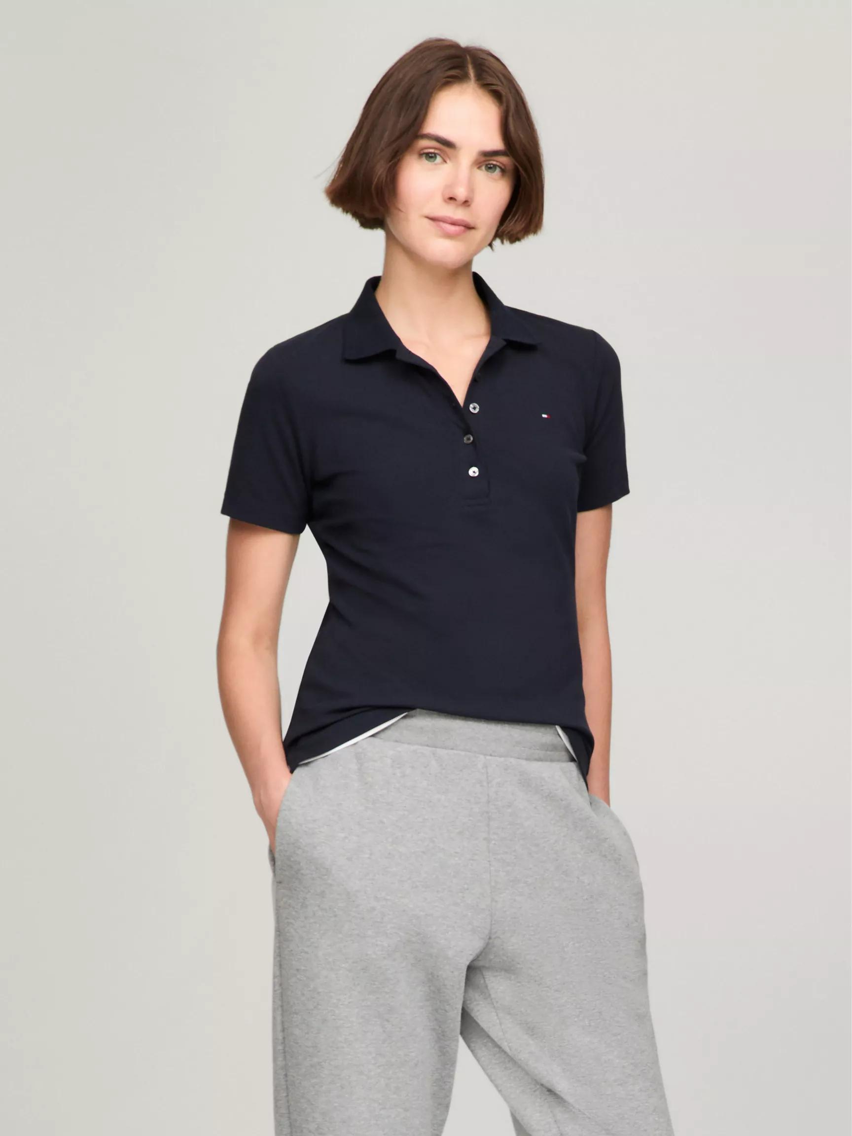 Classic Fit Stretch Cotton Polo by TOMMY HILFIGER