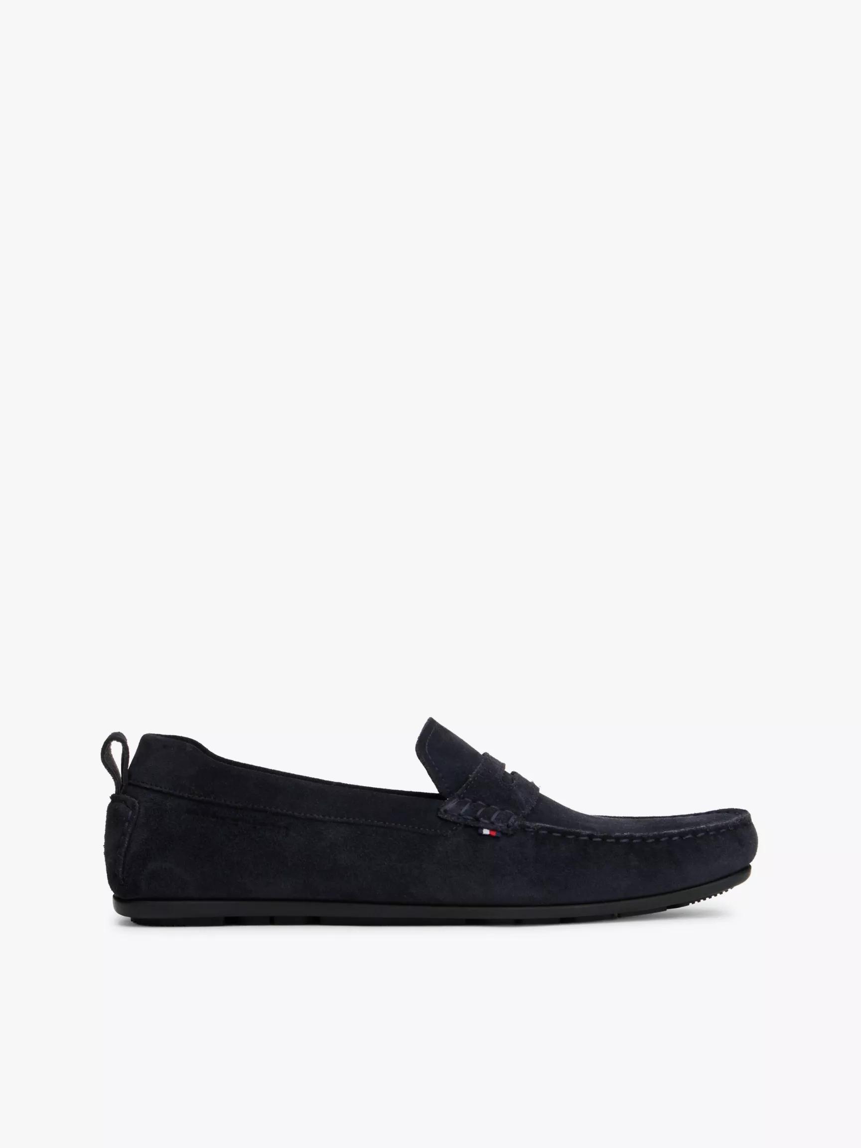 Cleated Suede Driving Loafer by TOMMY HILFIGER