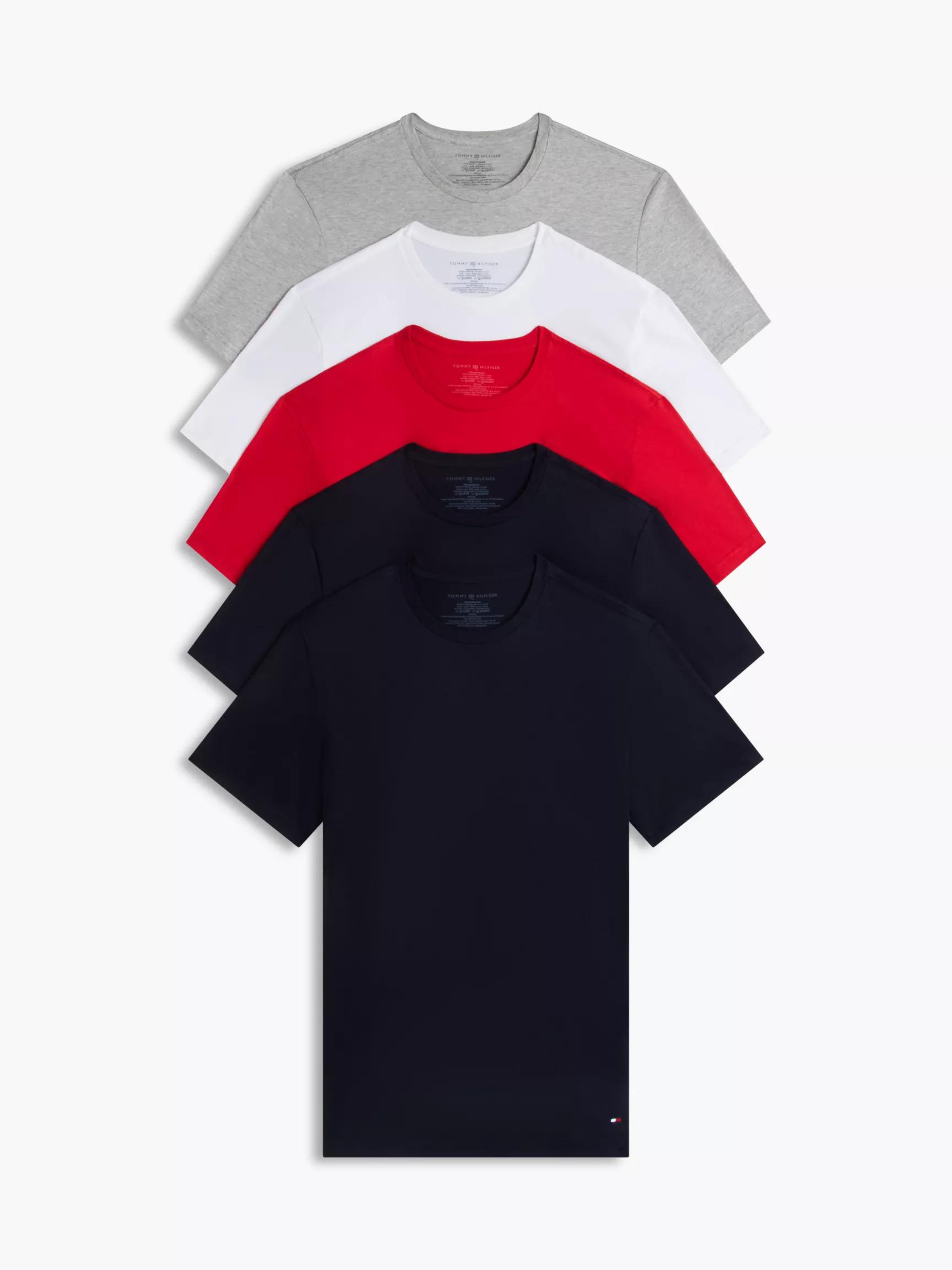 Cotton Classics Crewneck Undershirt 5-Pack by TOMMY HILFIGER
