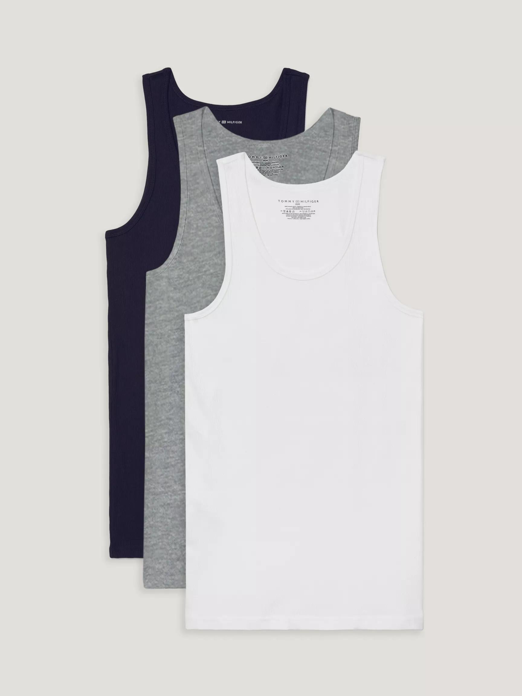 Cotton Classics Tank Undershirt 3-Pack by TOMMY HILFIGER
