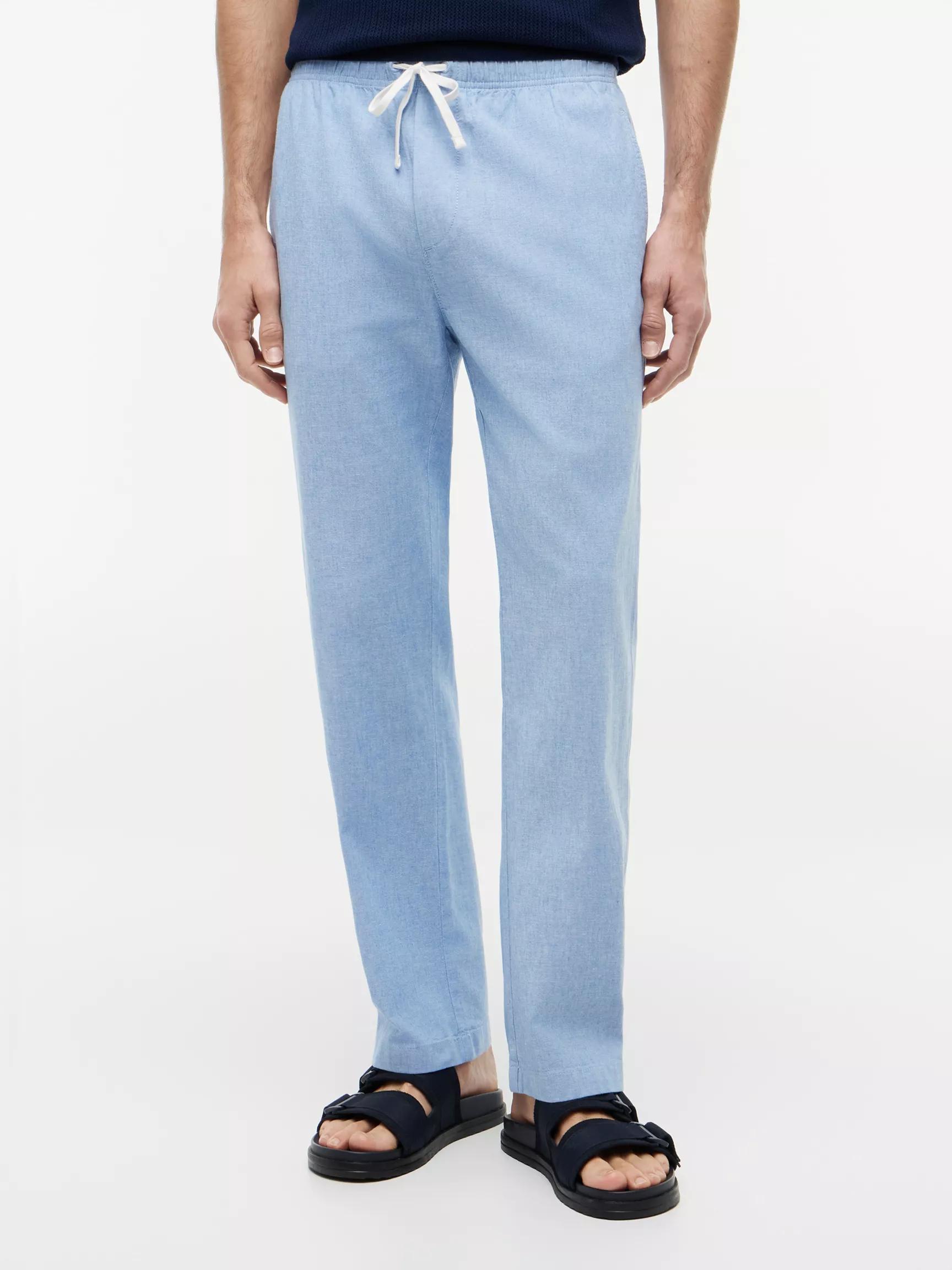 Cotton-Linen Blend Pull-On Pant by TOMMY HILFIGER