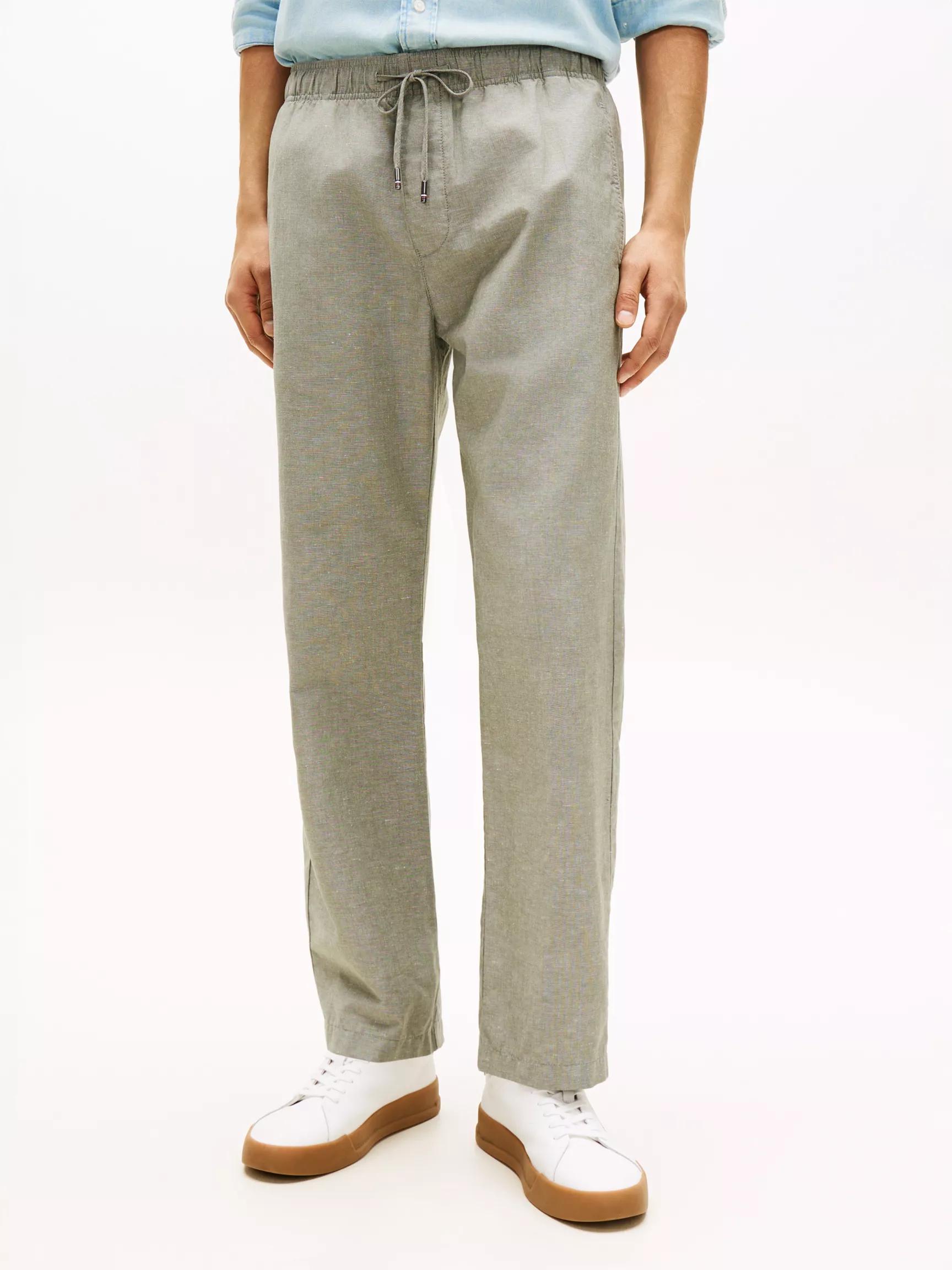 Cotton-Linen Blend Relaxed Pant by TOMMY HILFIGER
