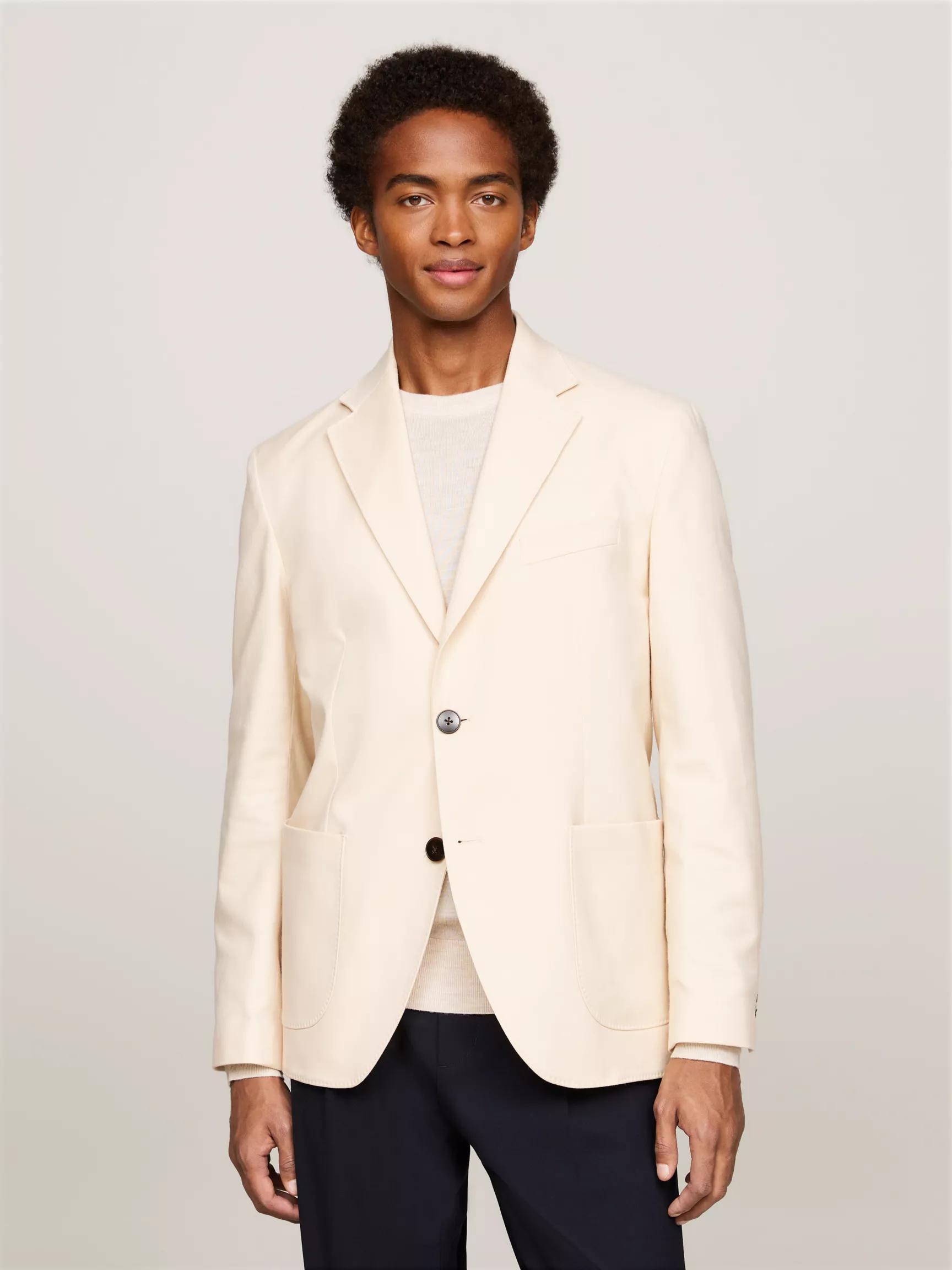 Cotton-Wool Blend Casual Blazer by TOMMY HILFIGER