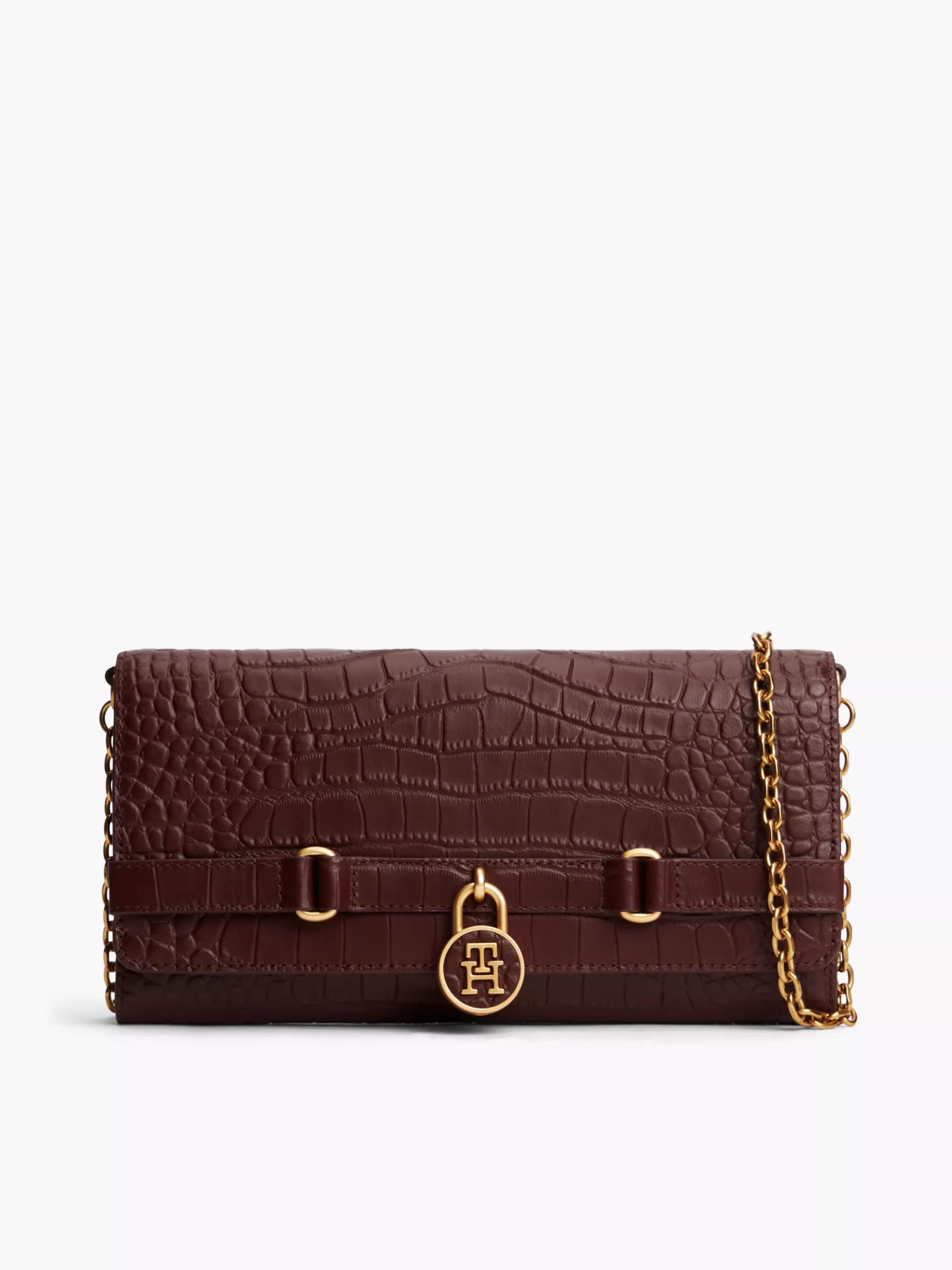 Croc-Embossed Leather Crossbody by TOMMY HILFIGER