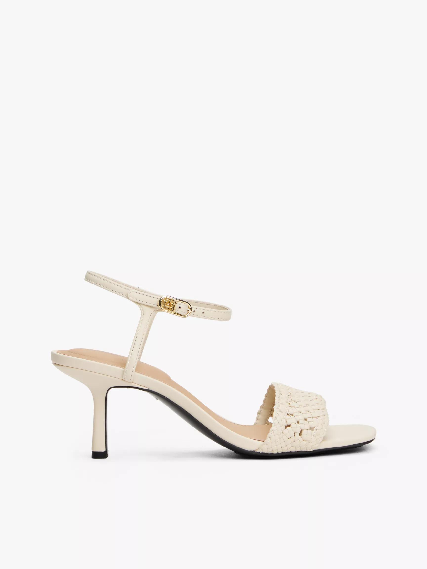 Crochet Kitten-Heel Sandal by TOMMY HILFIGER