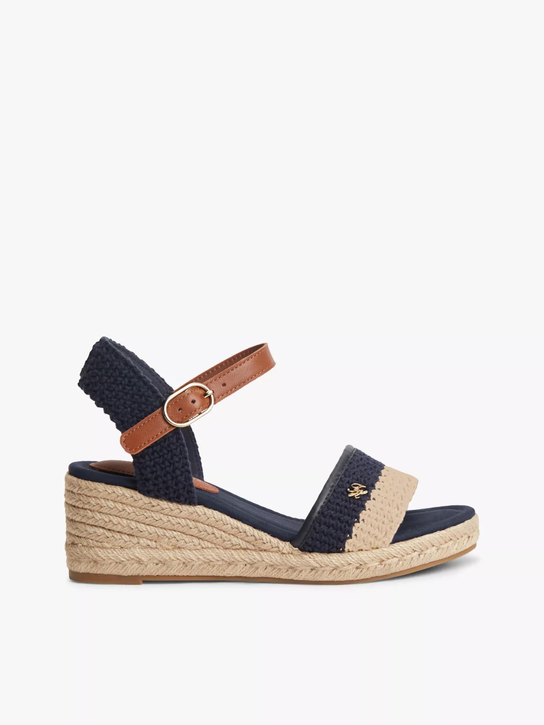 Crochet Wedge Espadrille Sandal by TOMMY HILFIGER