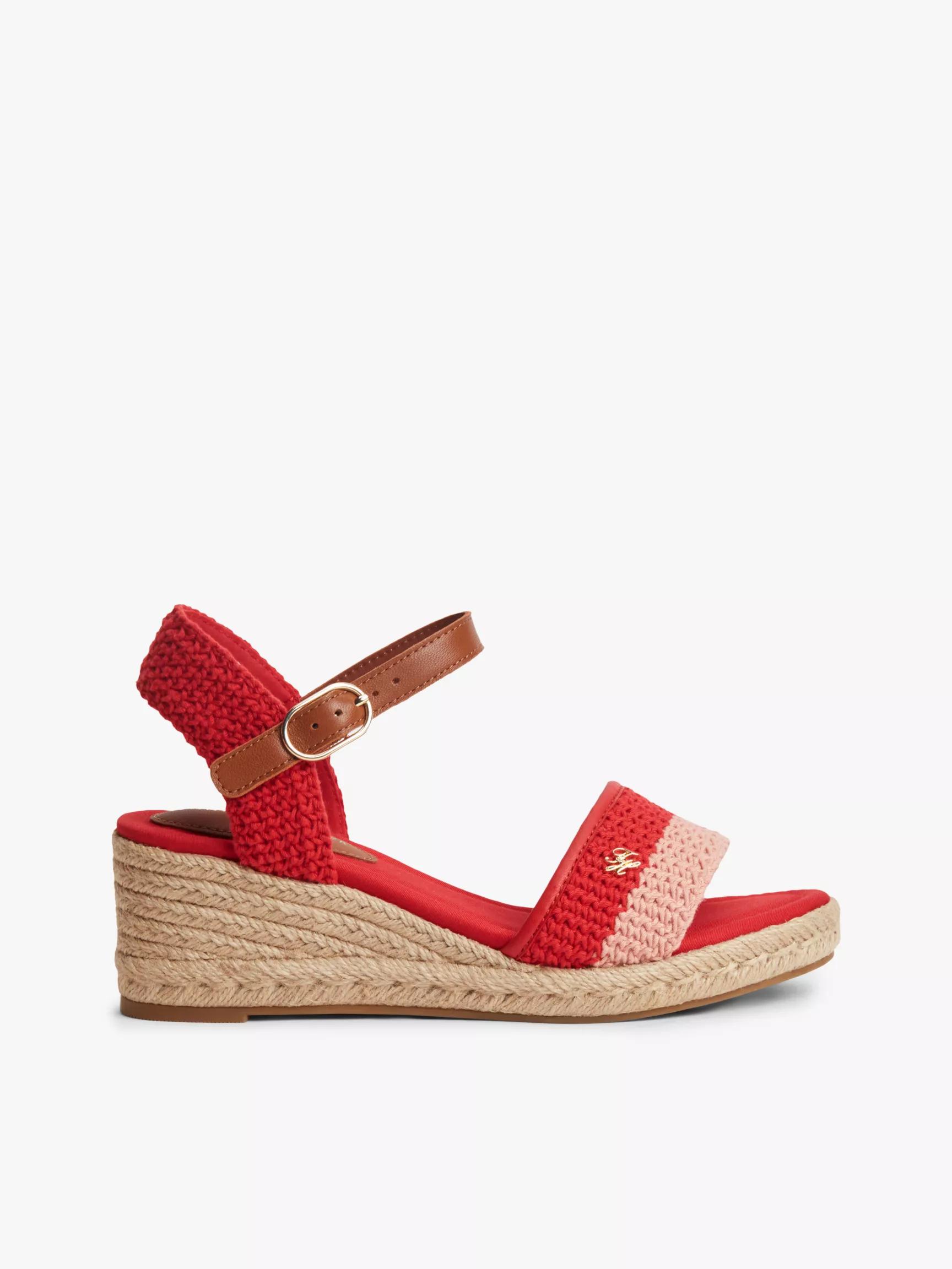 Crochet Wedge Espadrille Sandal by TOMMY HILFIGER