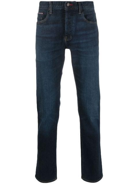 Denton mid-rise straight-leg trousers by TOMMY HILFIGER