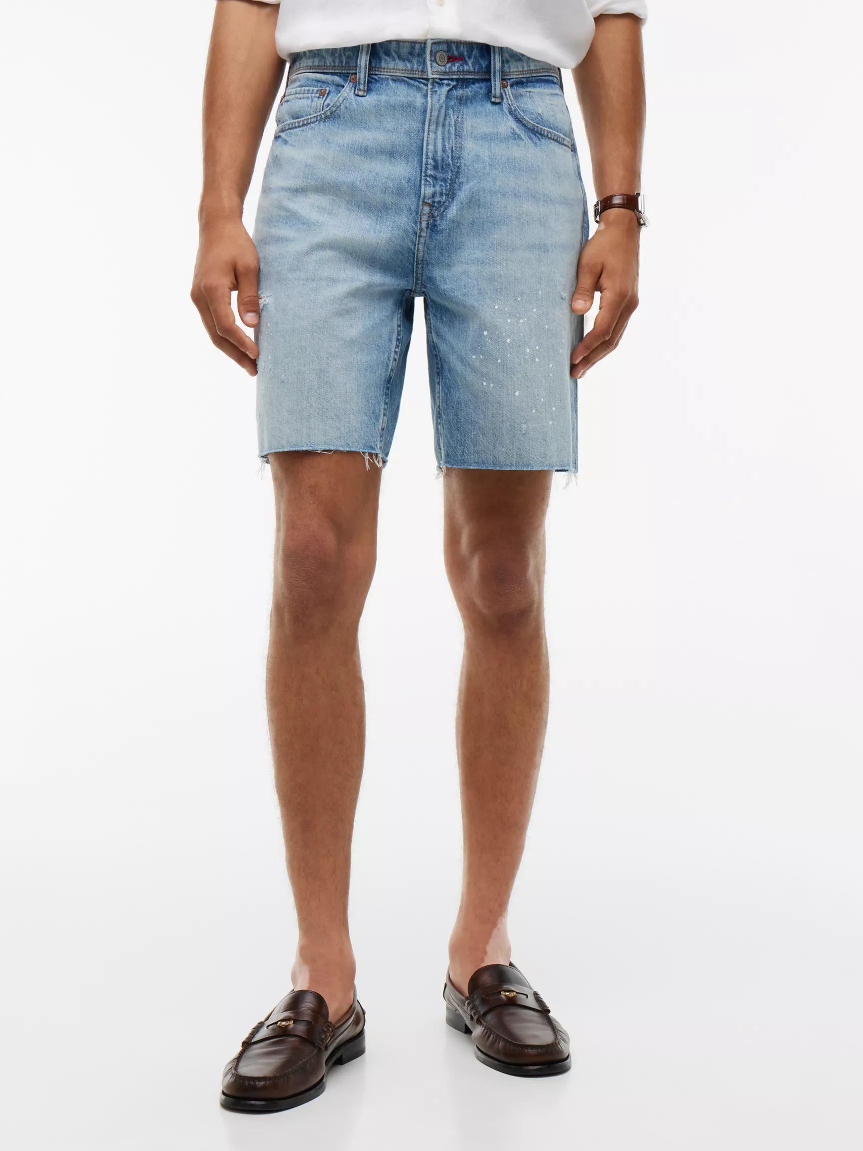 Distressed Straight Denim Short by TOMMY HILFIGER