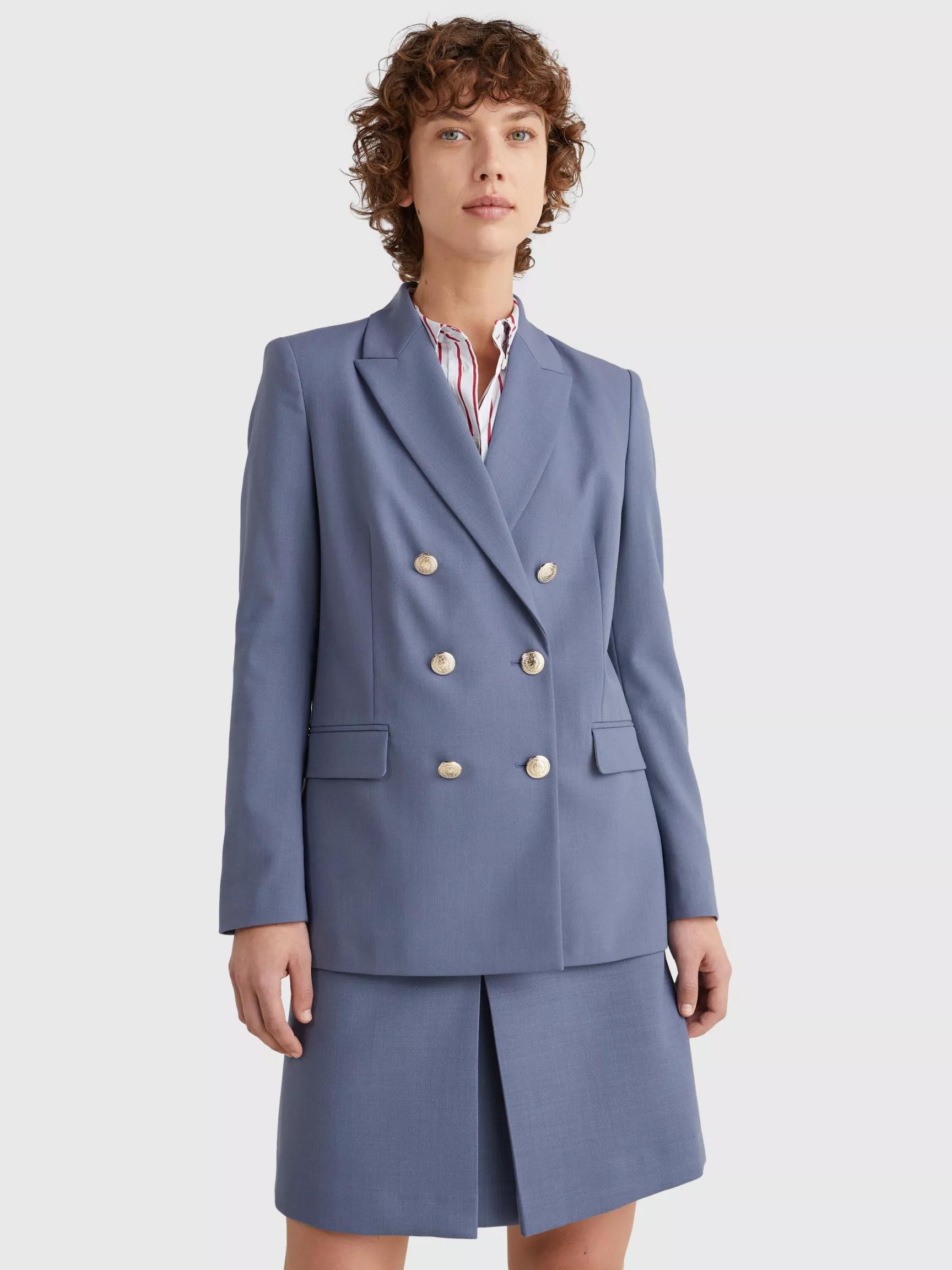 Double-Breasted Wool Blazer by TOMMY HILFIGER