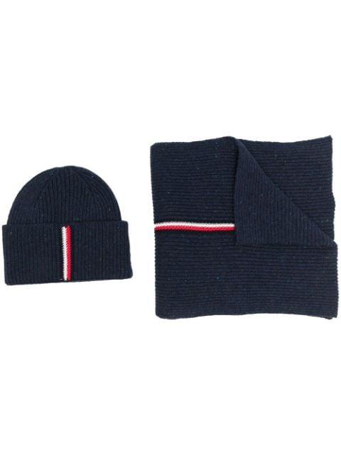 Downtown beanie & scarf set by TOMMY HILFIGER