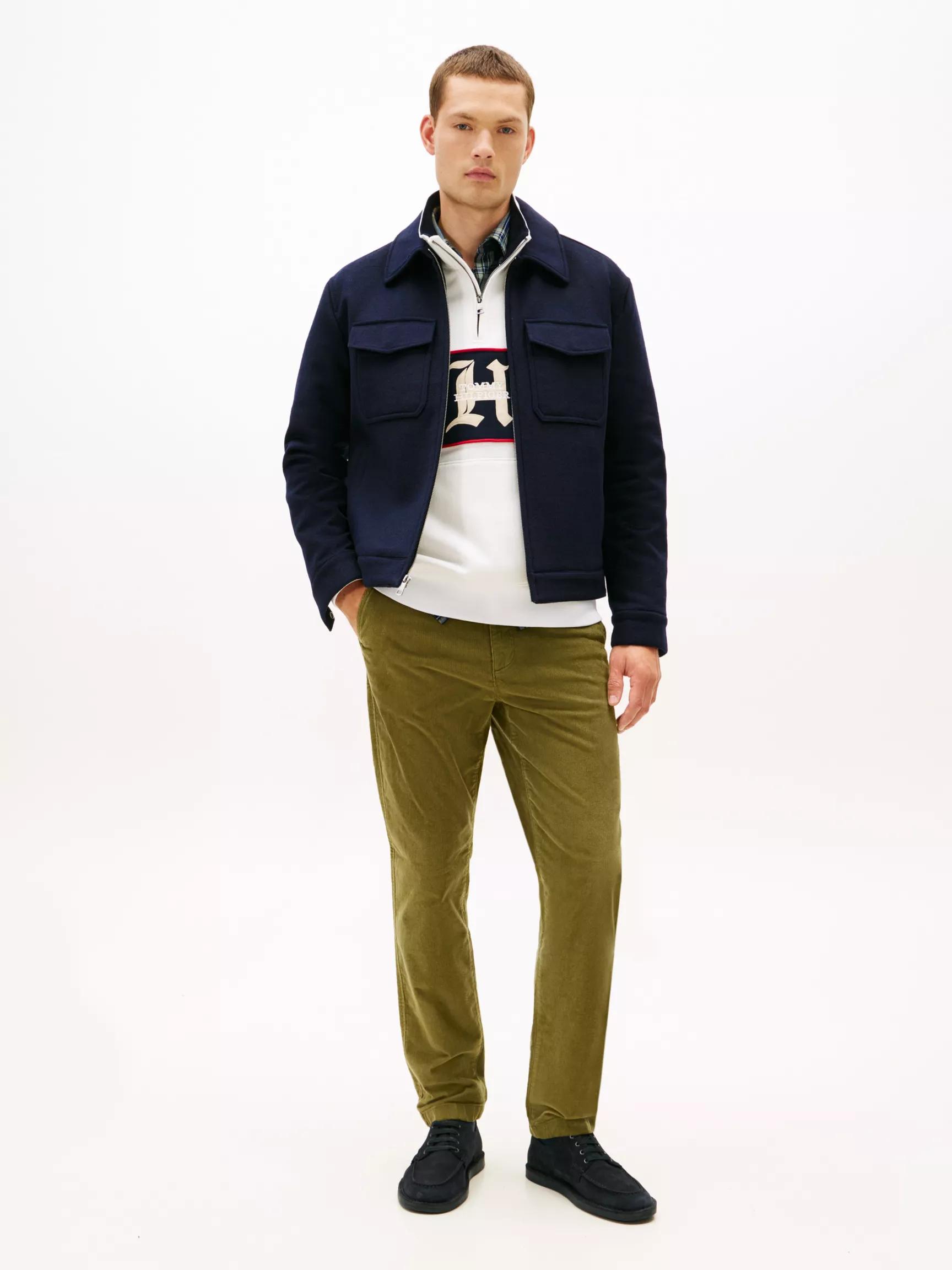 Elastic-Waist Corduroy Tapered Pant by TOMMY HILFIGER