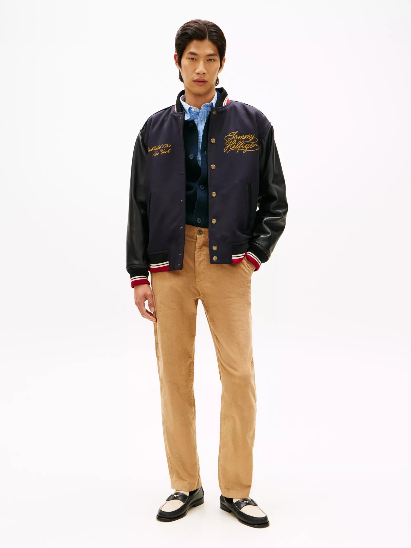 Elastic-Waist Corduroy Tapered Pant by TOMMY HILFIGER