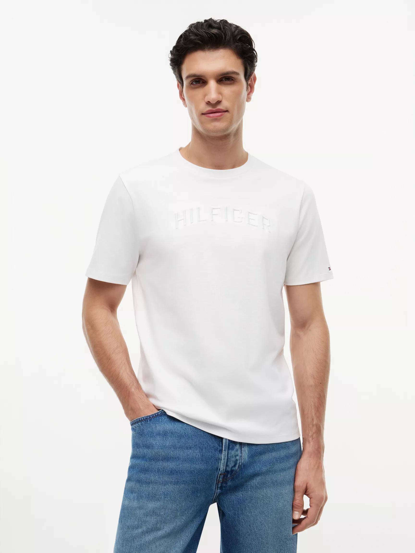 Embroidered Arch Logo T-Shirt by TOMMY HILFIGER