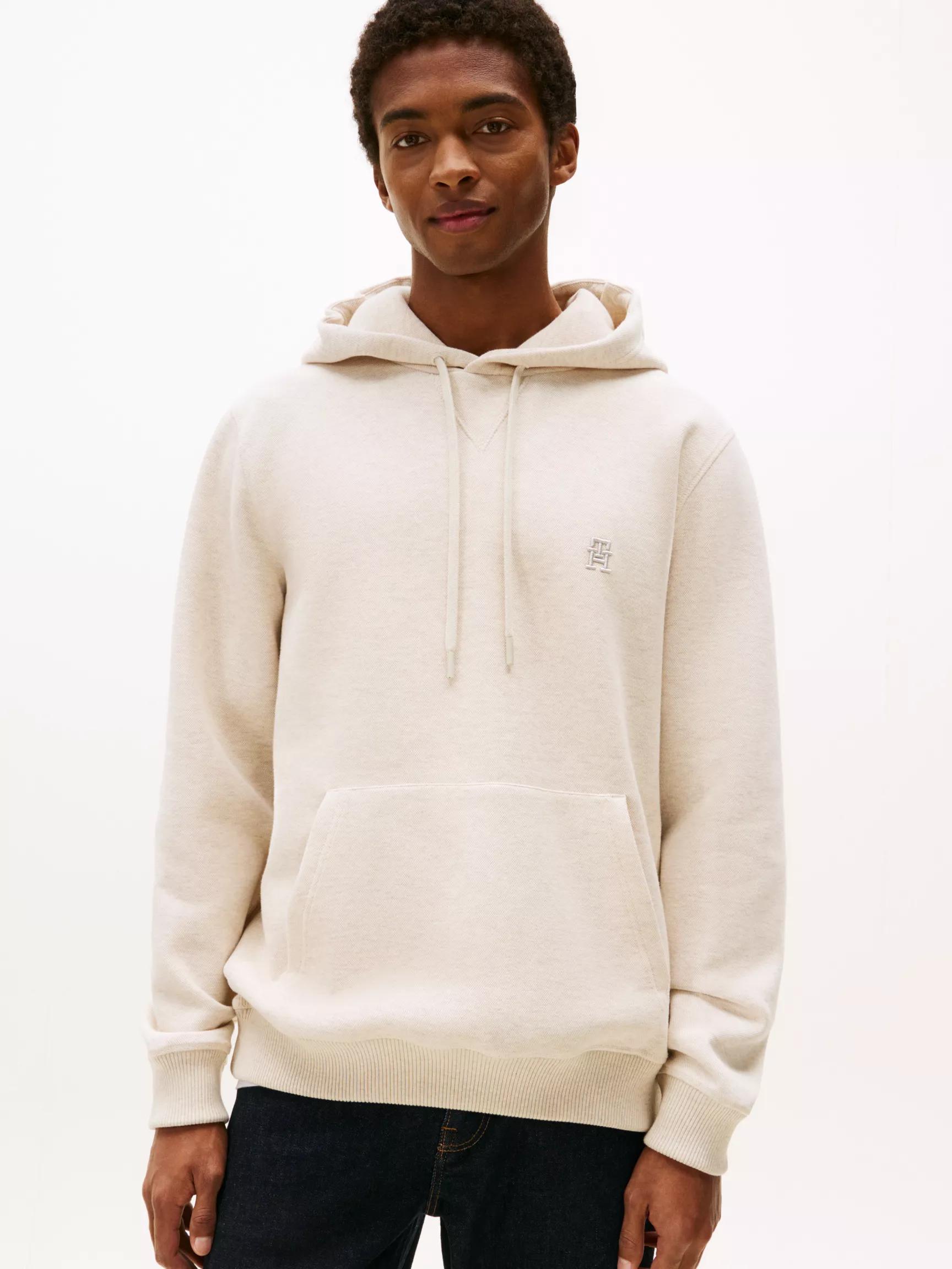 Embroidered Logo Interlock Hoodie by TOMMY HILFIGER