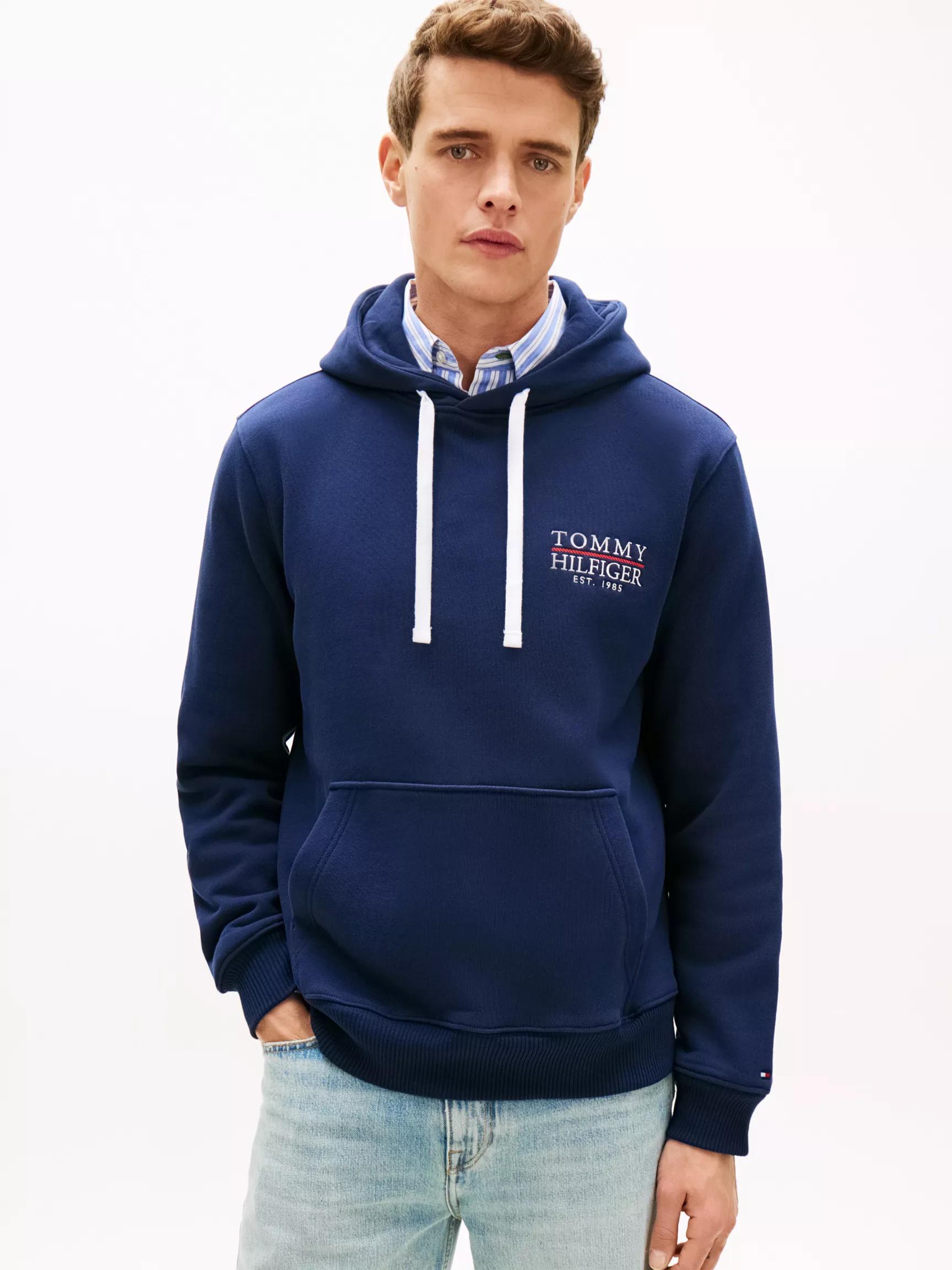 Embroidered Monotype Logo Hoodie by TOMMY HILFIGER