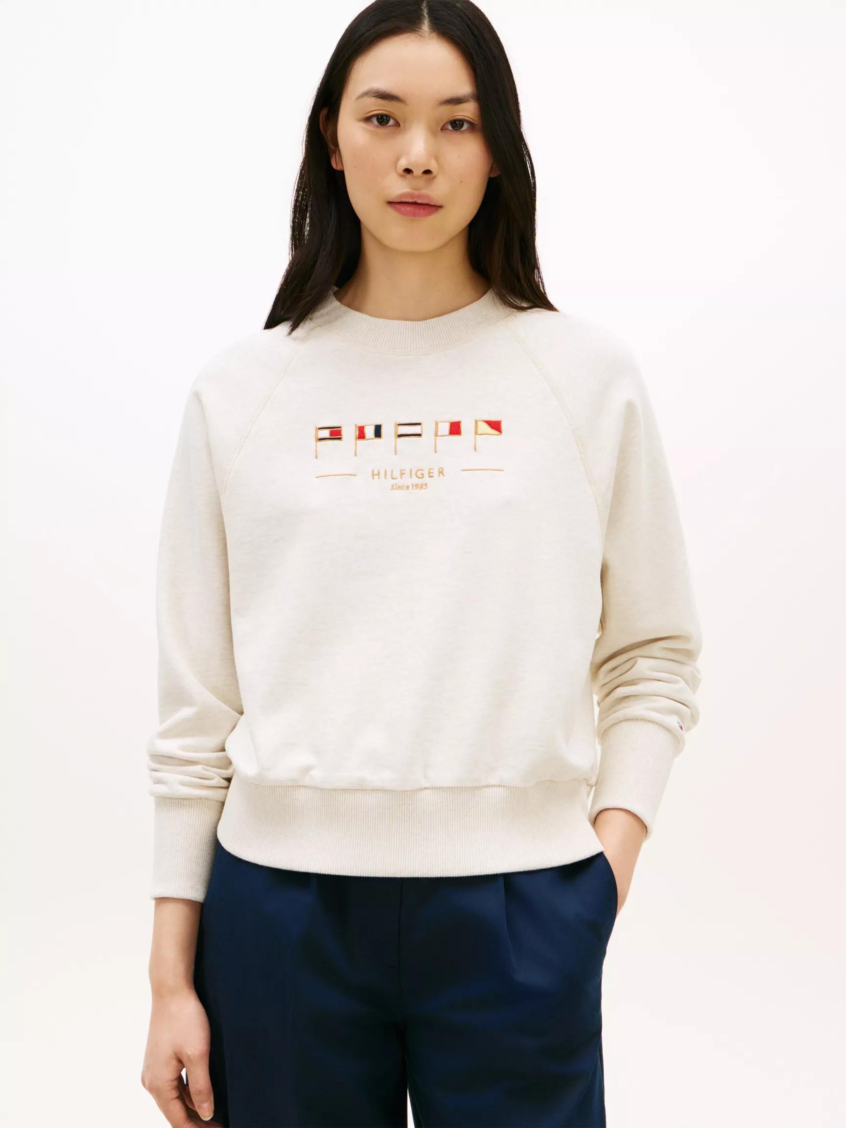 Embroidered Nautical Flag Sweatshirt by TOMMY HILFIGER