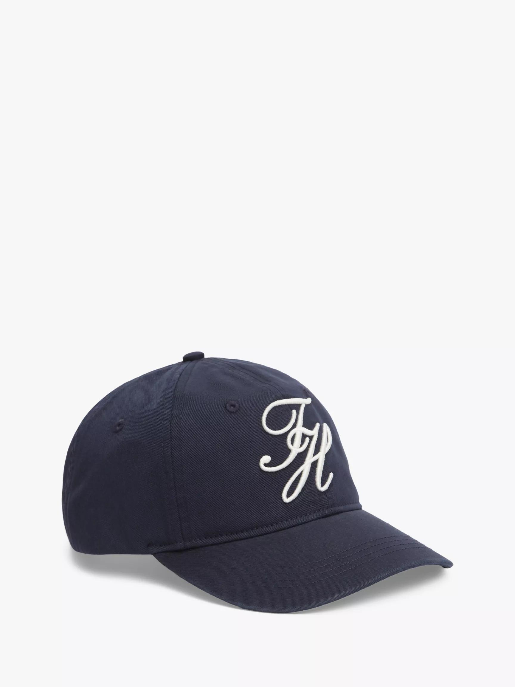 Embroidered Script Monogram Baseball Cap by TOMMY HILFIGER