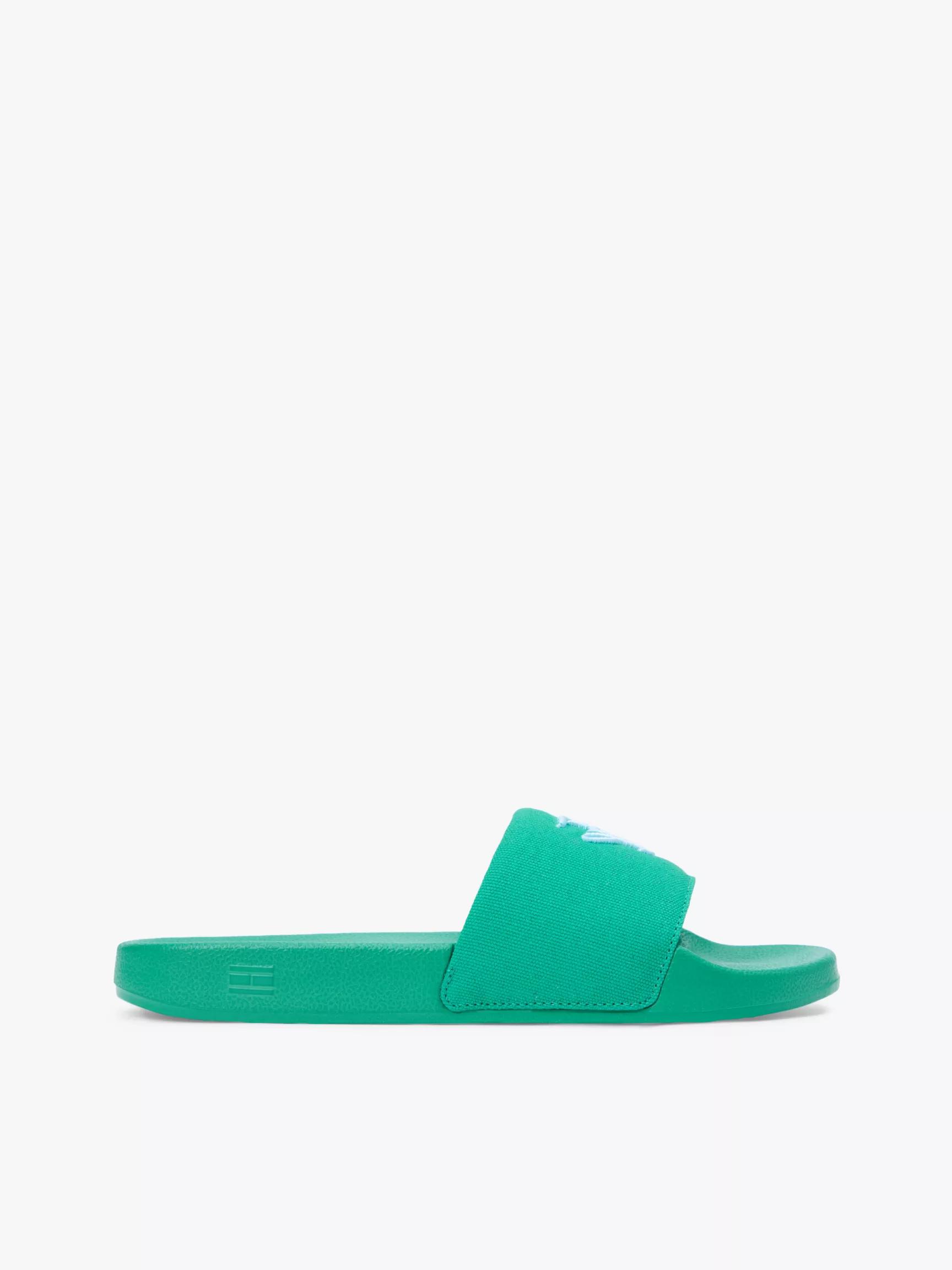 Embroidered Script Monogram Pool Slide by TOMMY HILFIGER