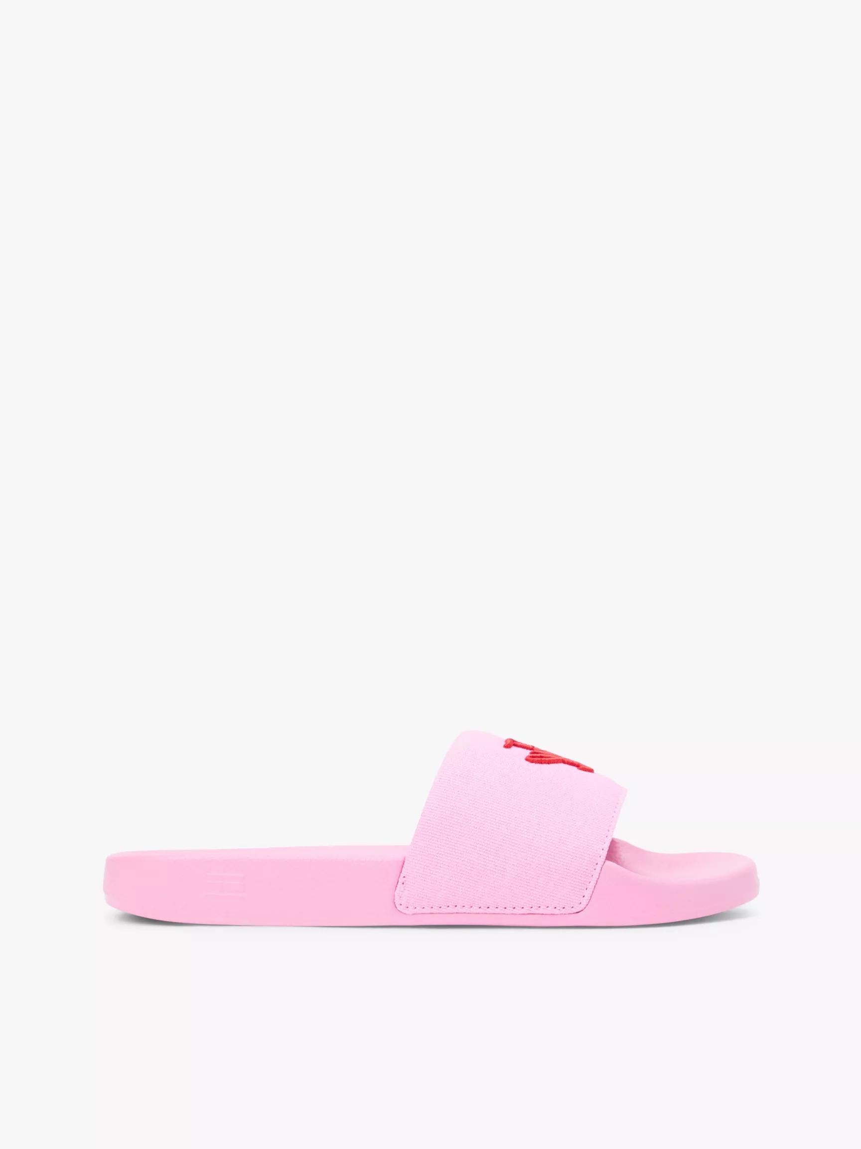 Embroidered Script Monogram Pool Slide by TOMMY HILFIGER