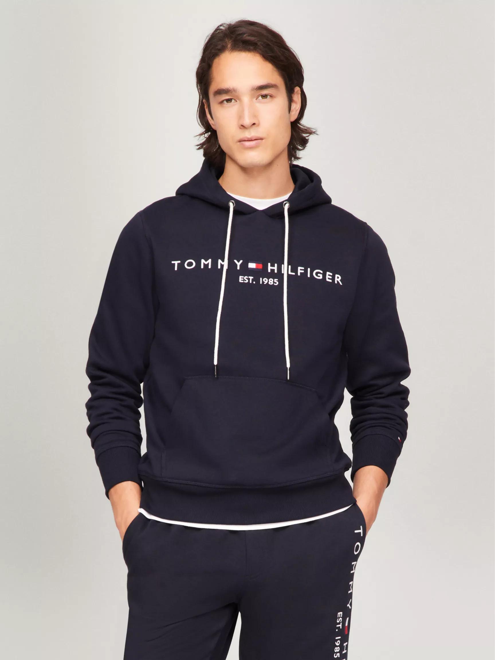 Embroidered Tommy Logo Hoodie by TOMMY HILFIGER