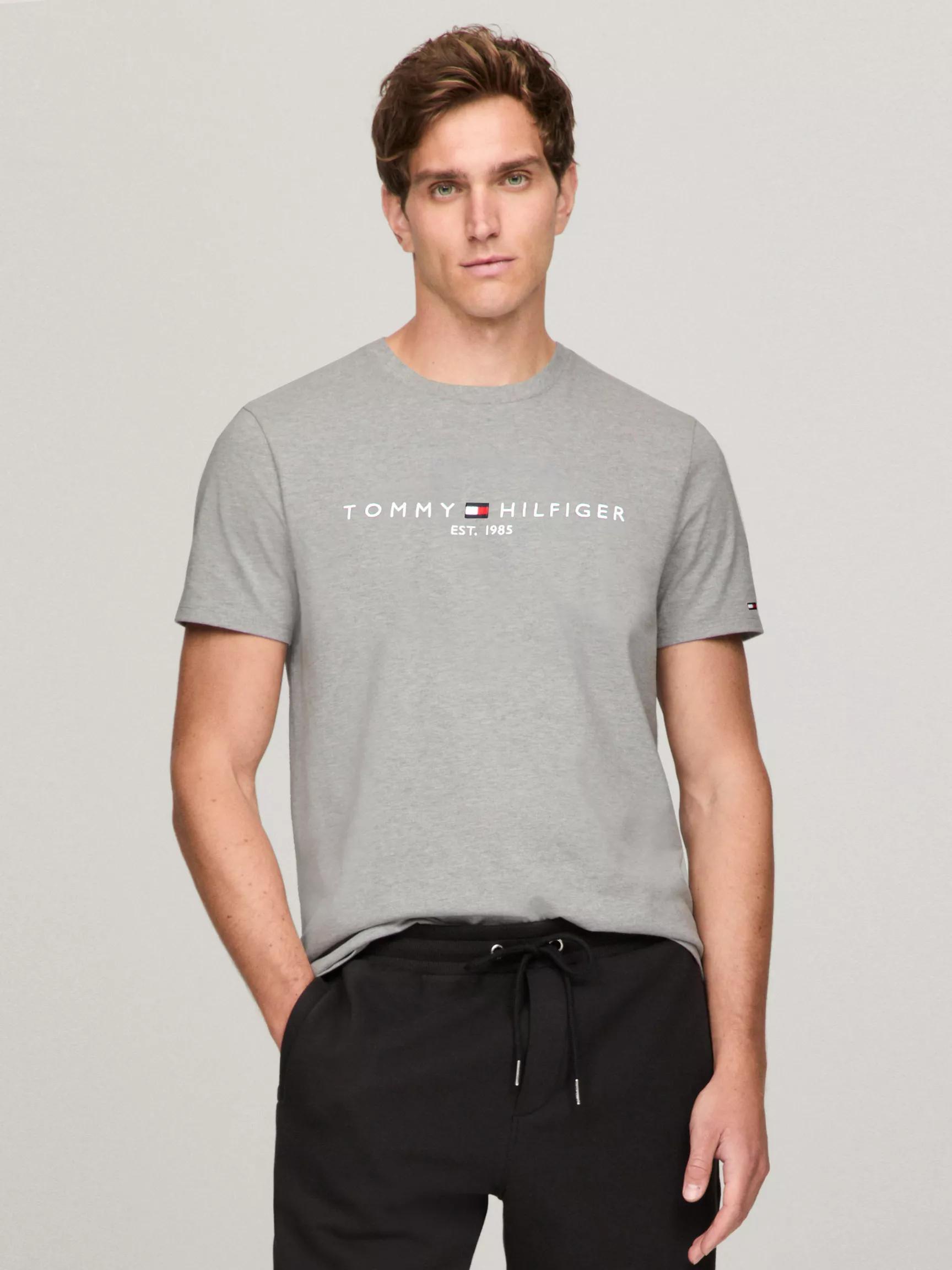 Embroidered Tommy Logo Slim Fit T-Shirt by TOMMY HILFIGER