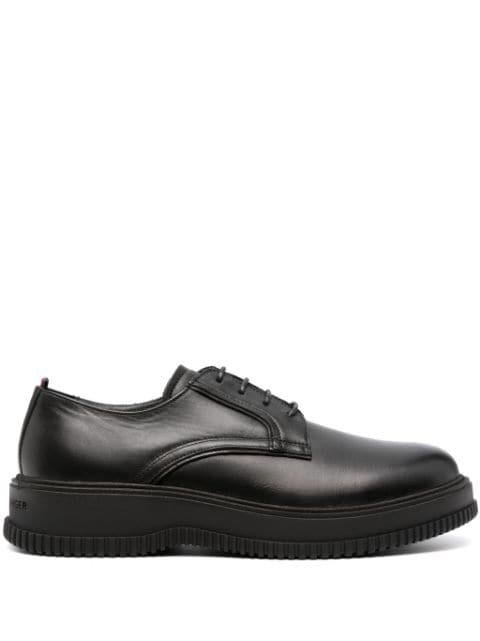 Everyday round-toe leather brogues by TOMMY HILFIGER